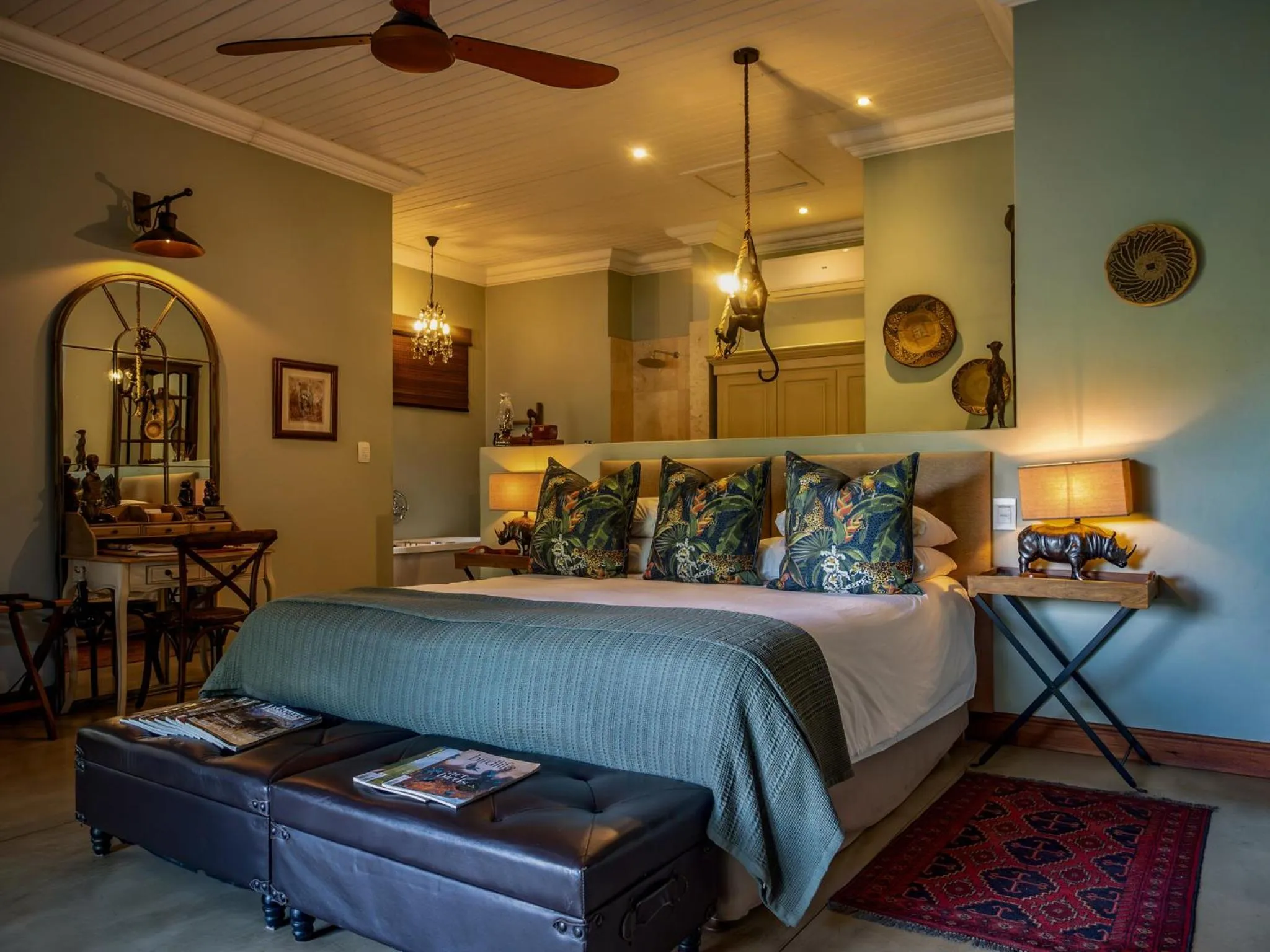 Bed in Kambaku River Lodge