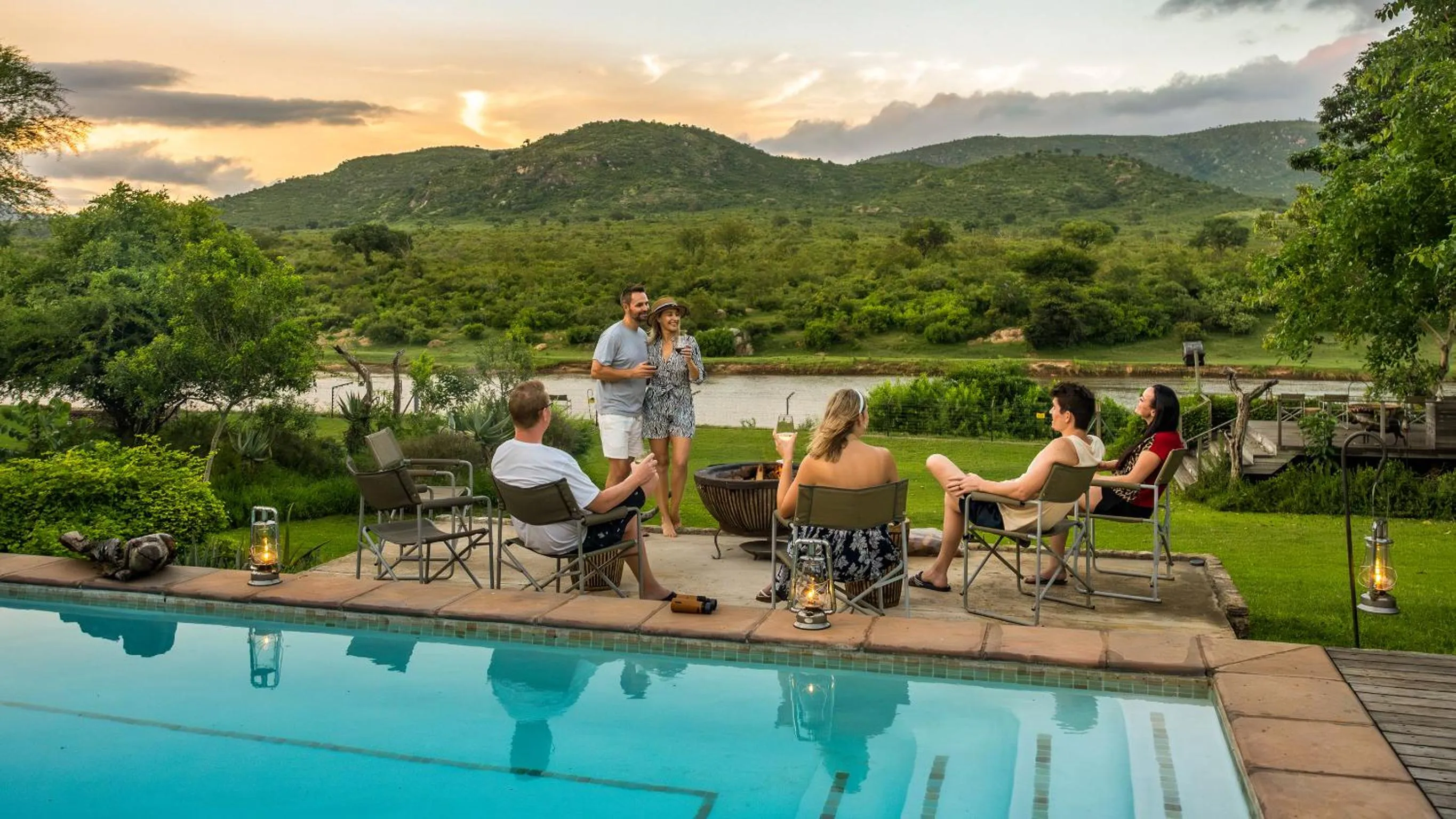 River view in Kambaku River Lodge