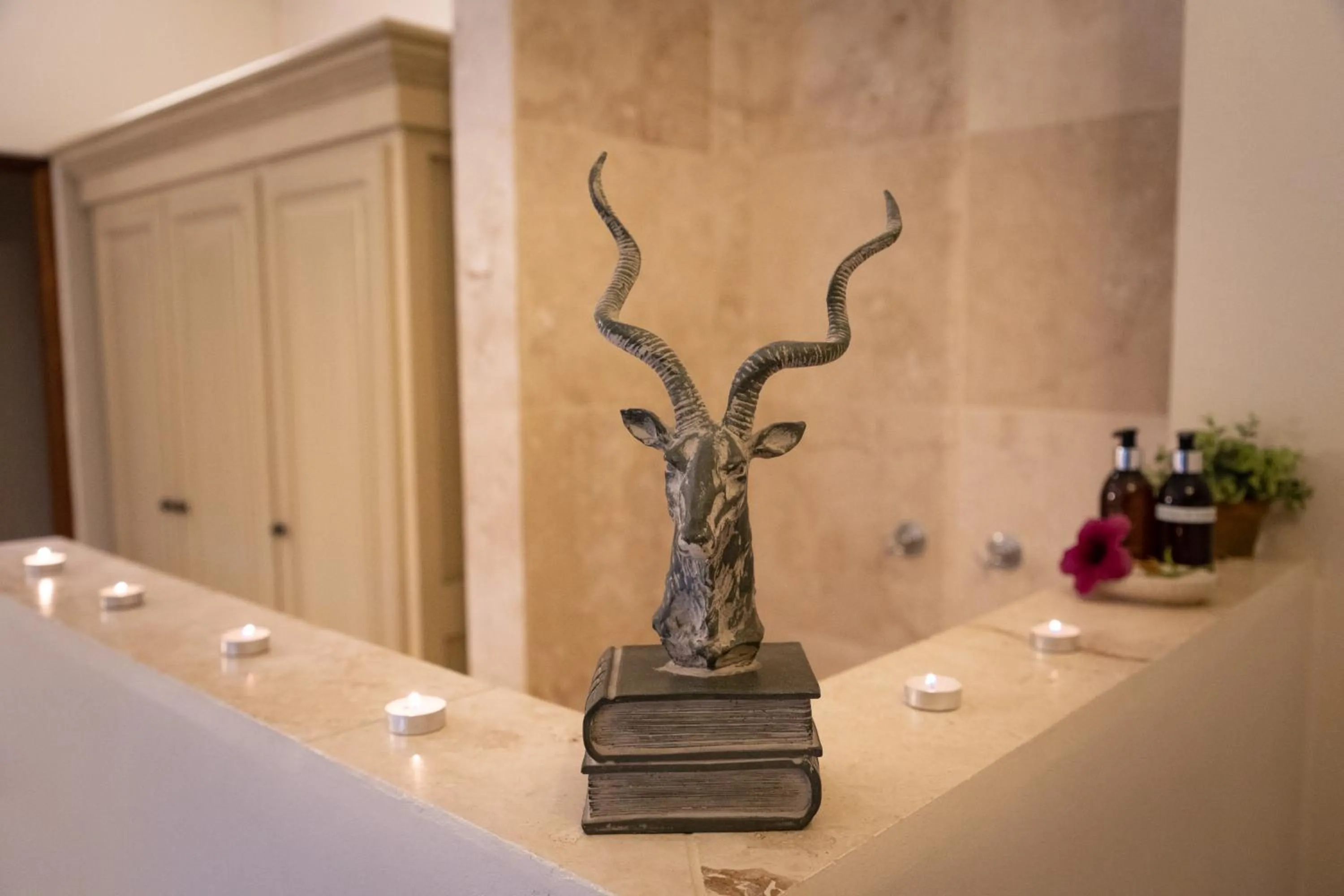 Shower in Kambaku River Lodge