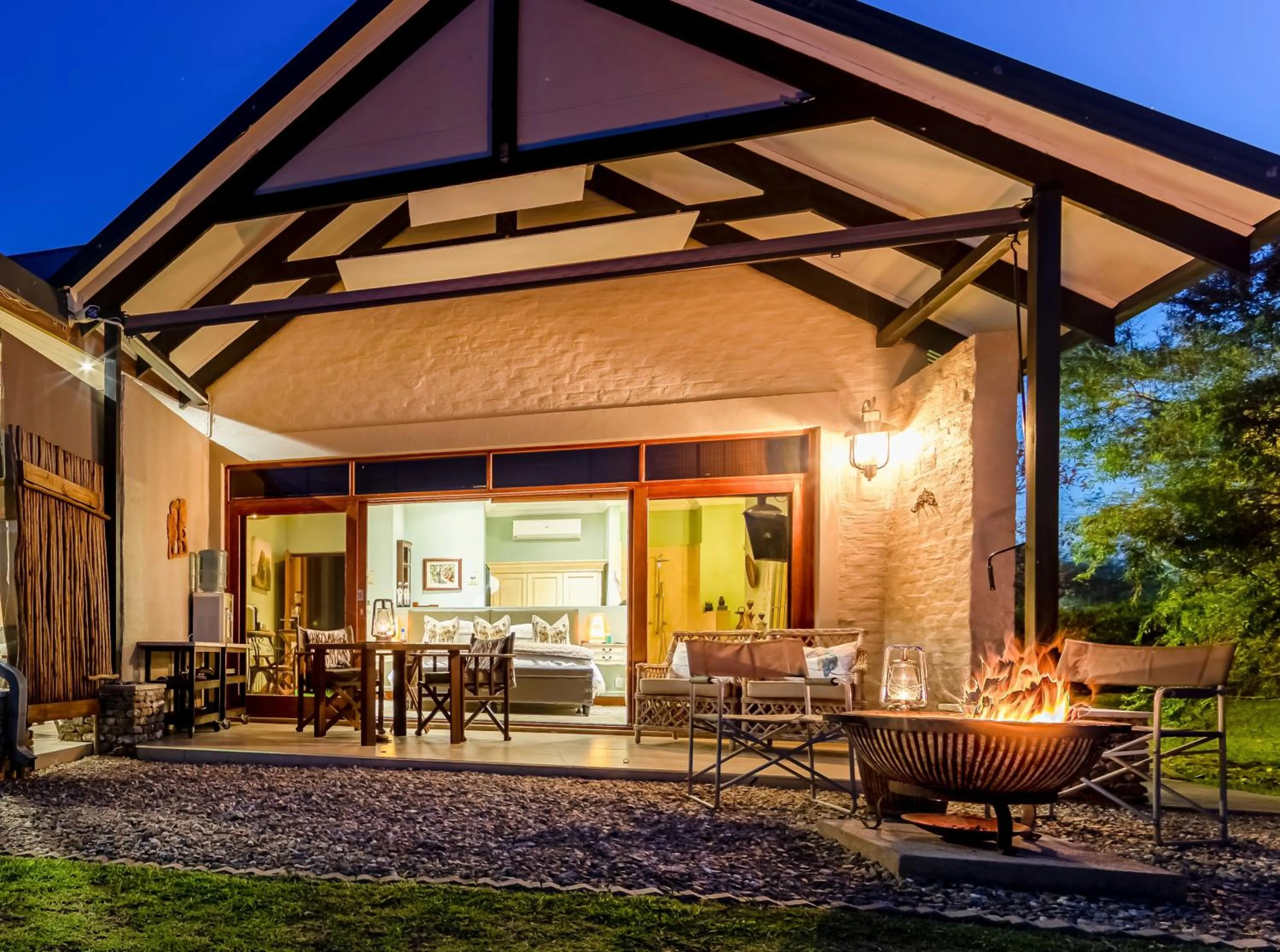 Patio in Kambaku River Lodge