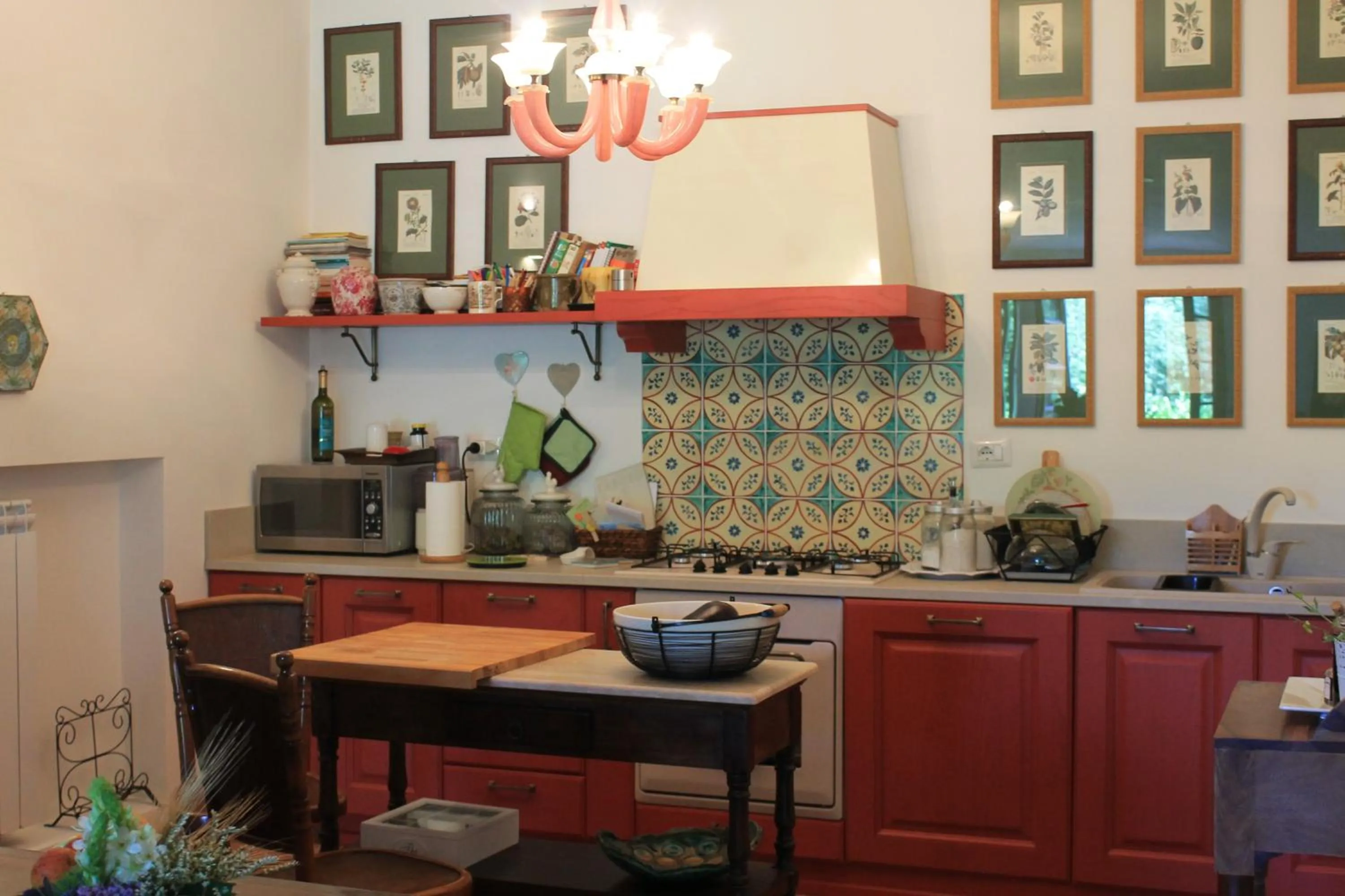 Communal kitchen in Donna Etrusca