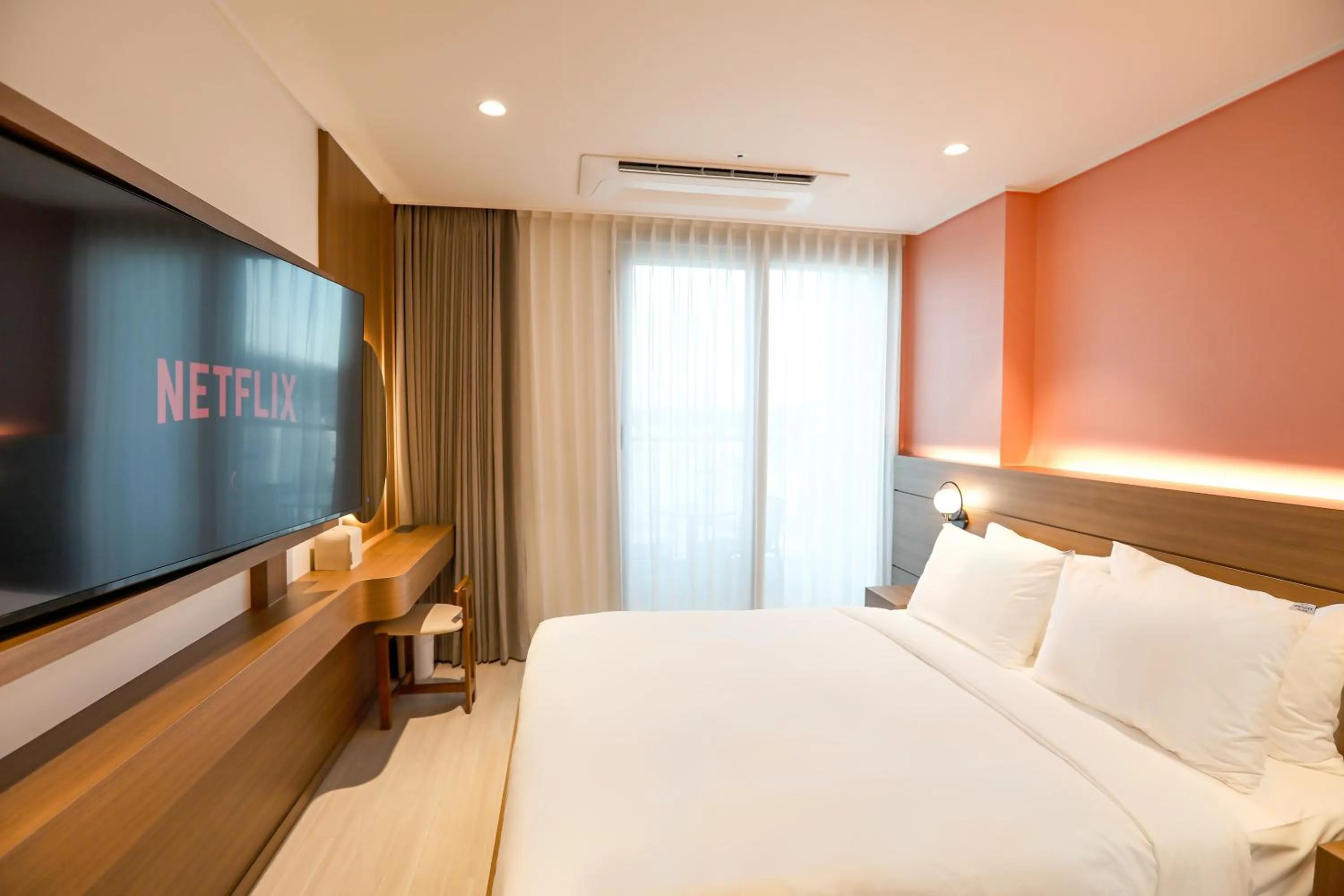 Bed in Hotelaround Sokcho