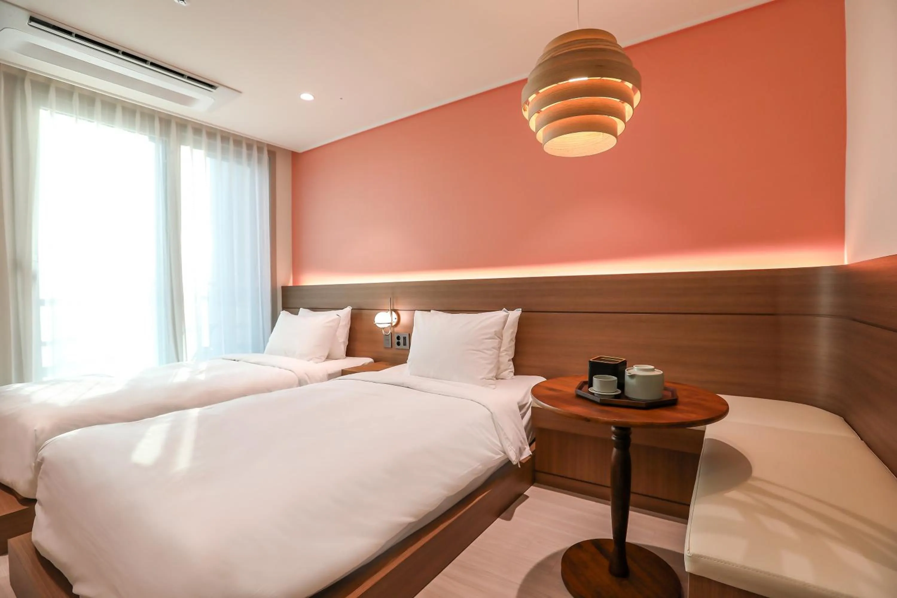 Bed in Hotelaround Sokcho