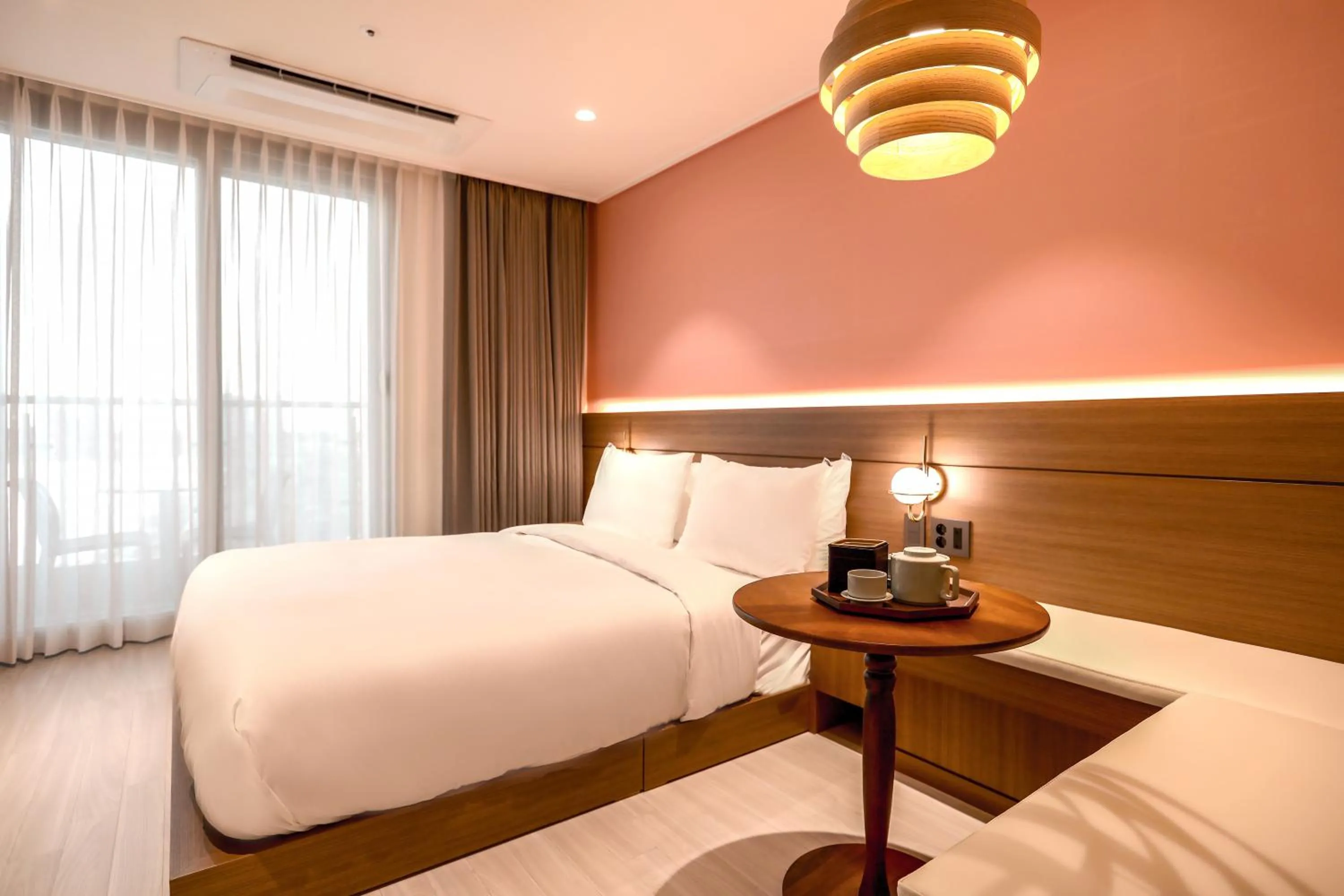 Bed in Hotelaround Sokcho