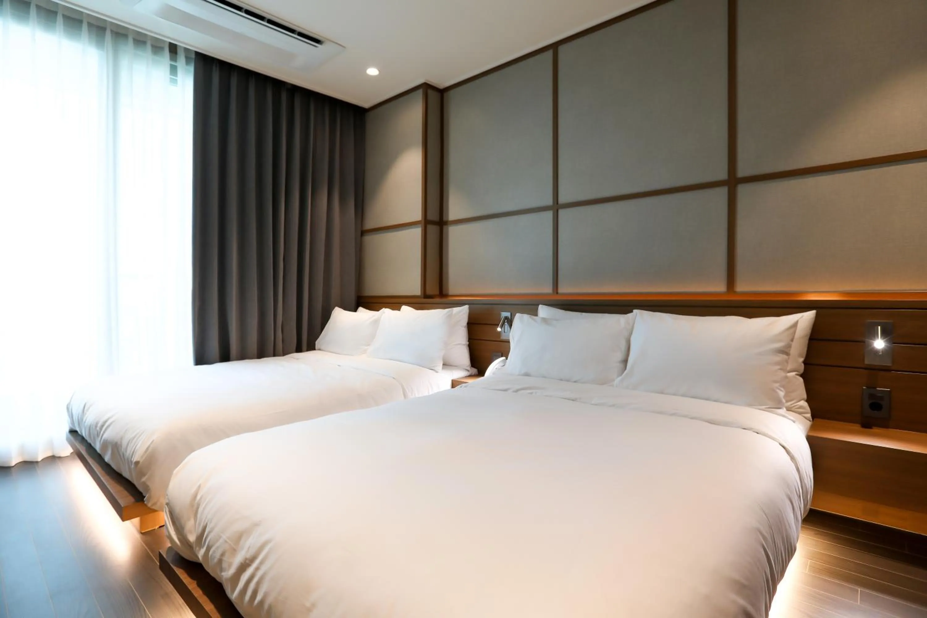 Bed in Hotelaround Sokcho