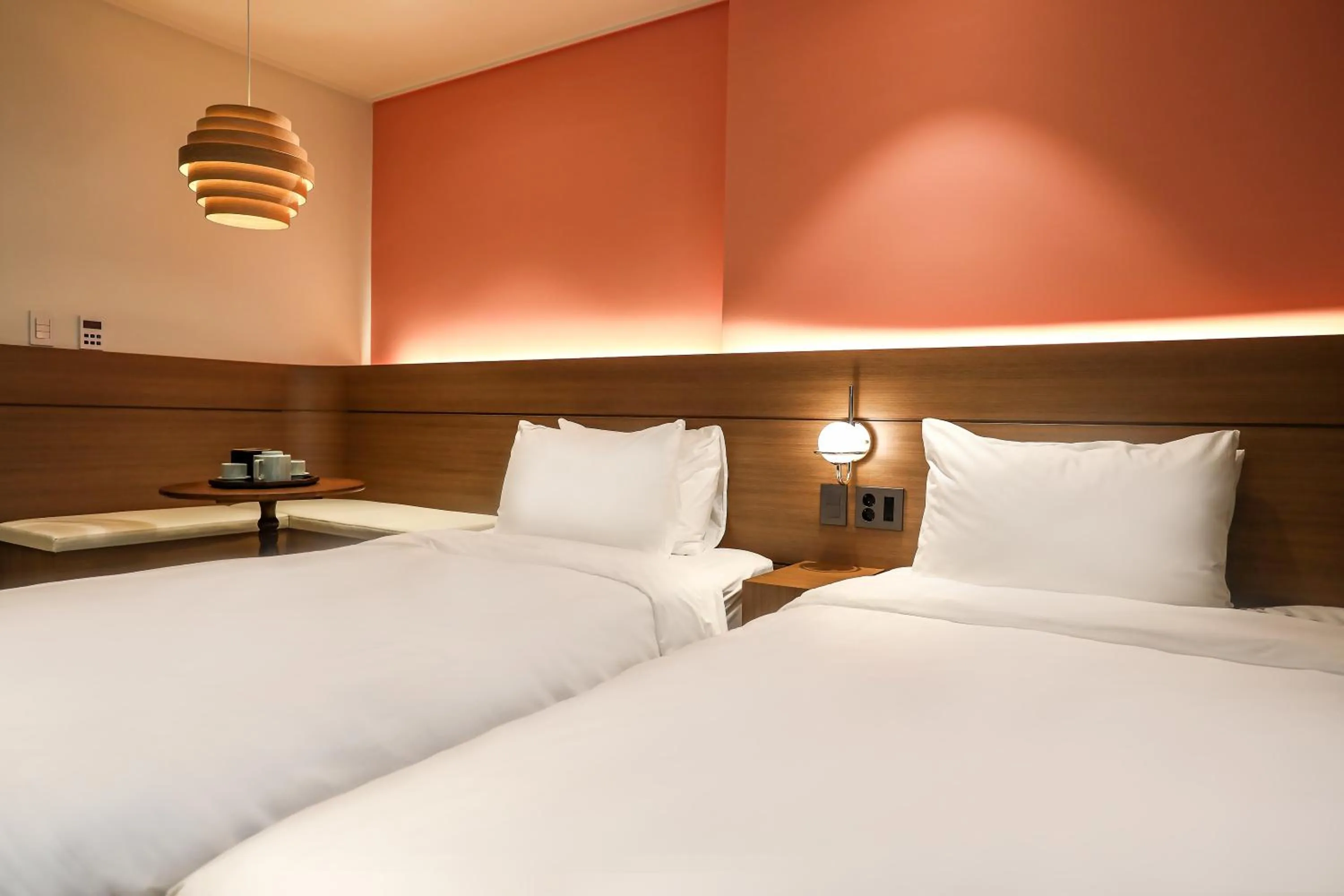 Bedroom, Bed in Hotelaround Sokcho