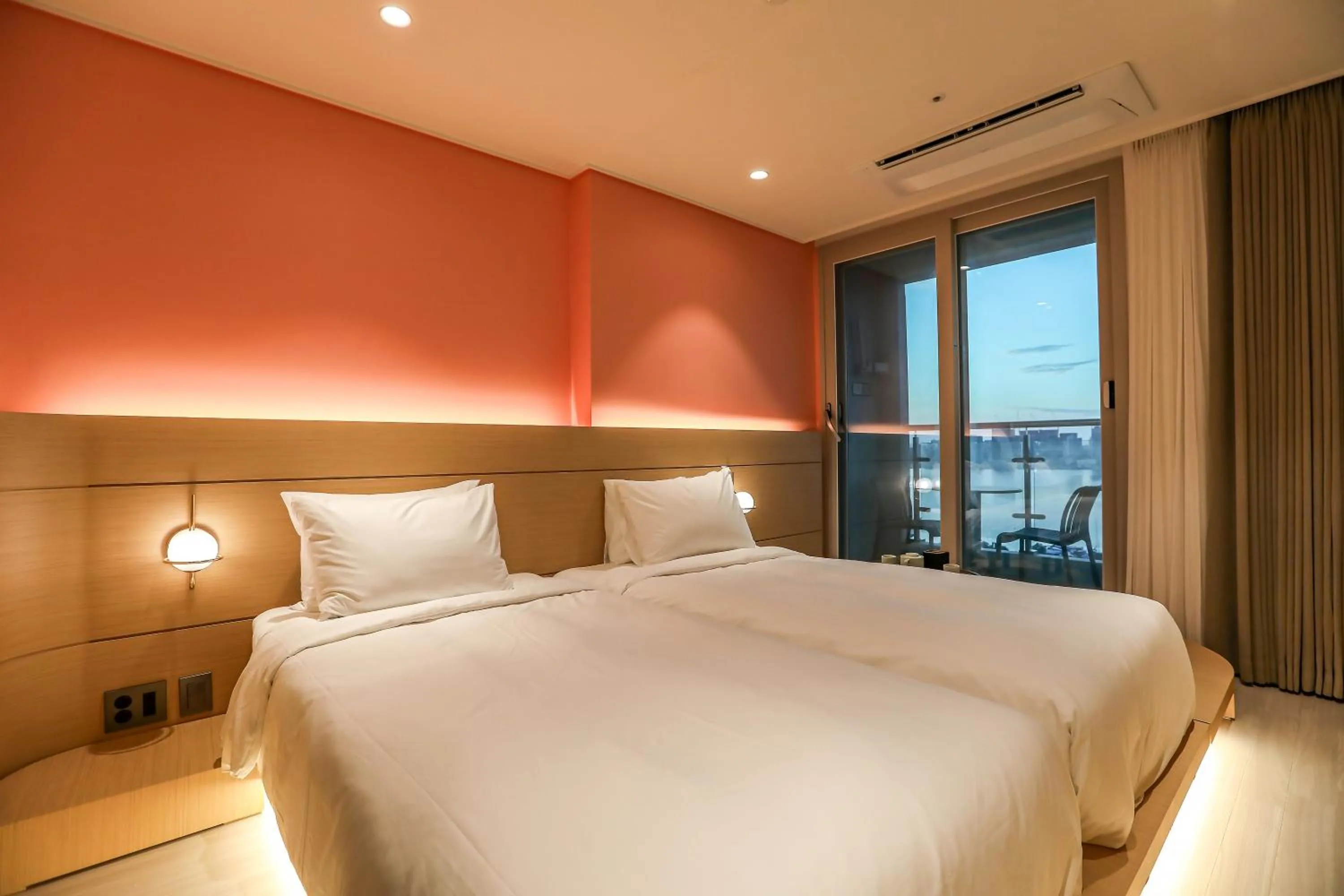 Bed in Hotelaround Sokcho