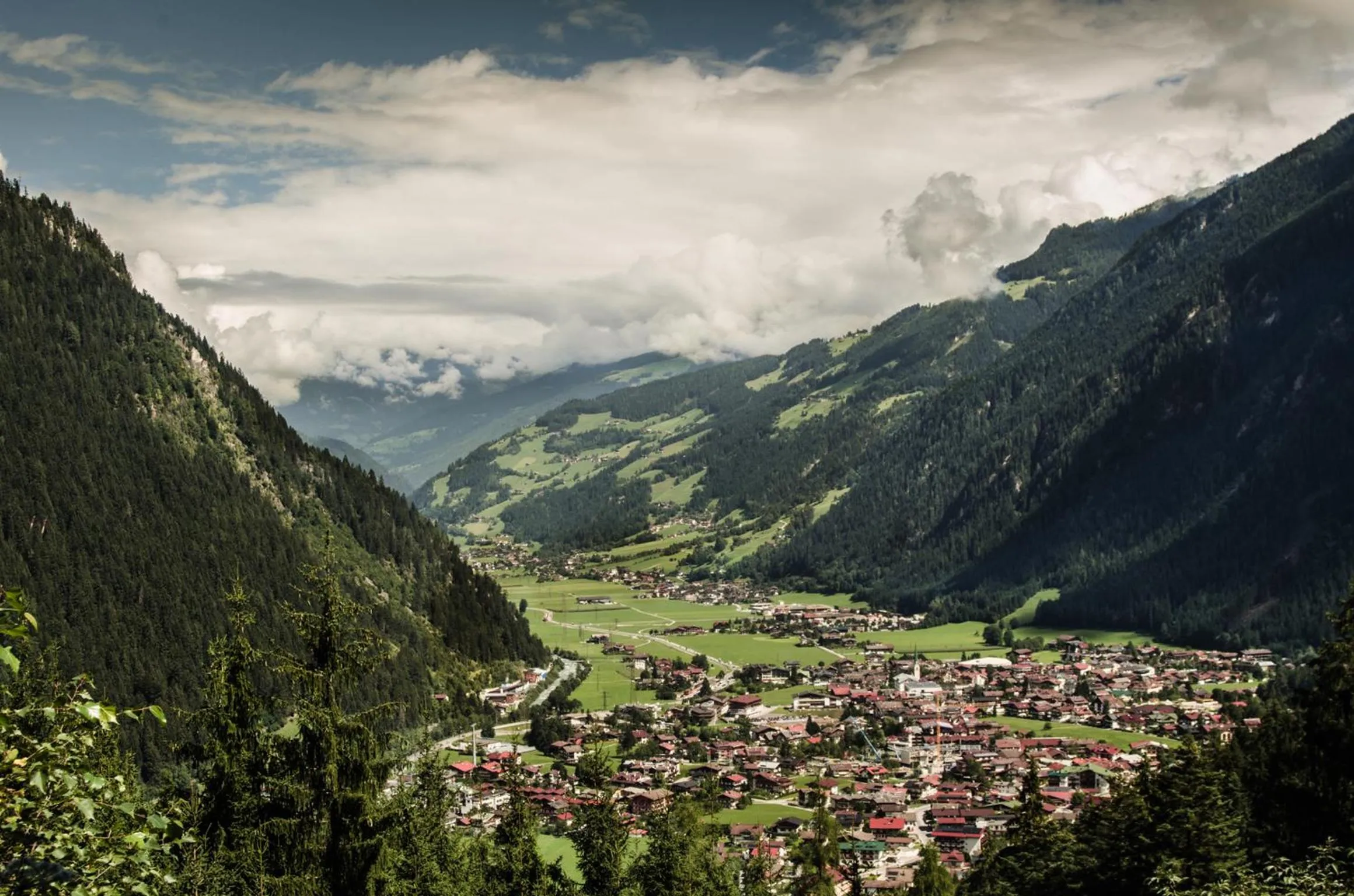 Bird's eye view in Hostel Chillertal