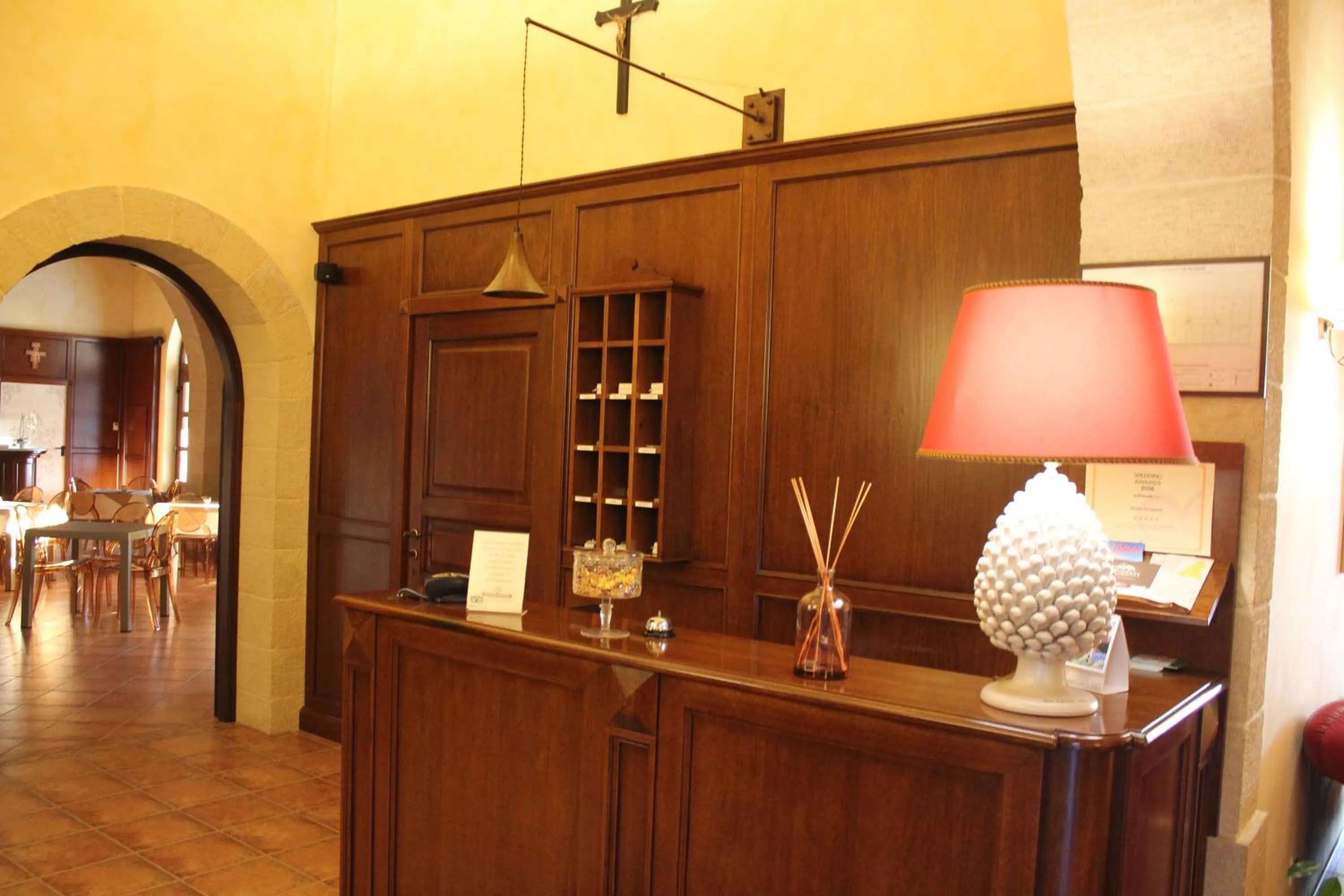 Lobby or reception in Baglio Borgesati