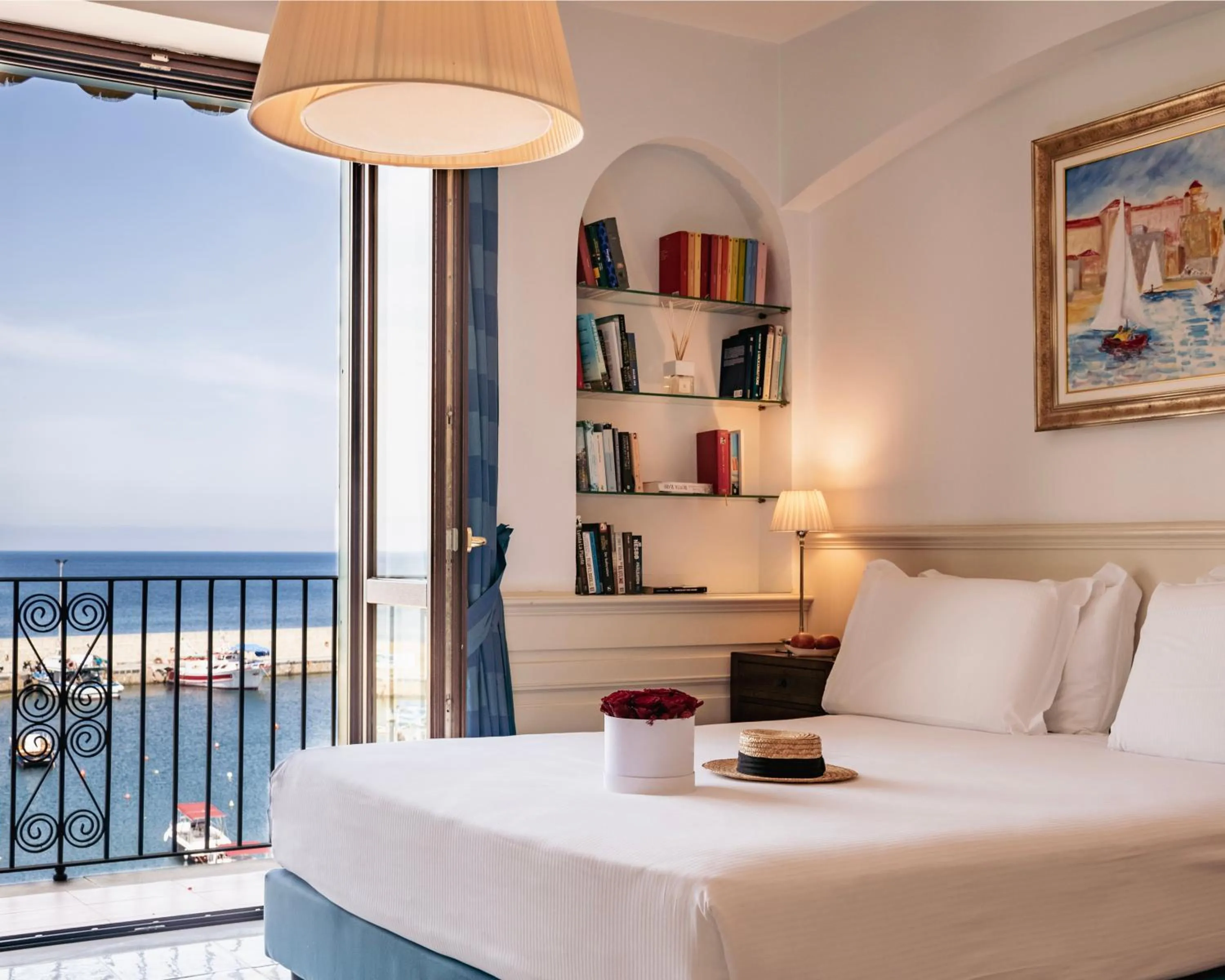 View (from property/room), Bed in Residenza D'epoca La Corallina