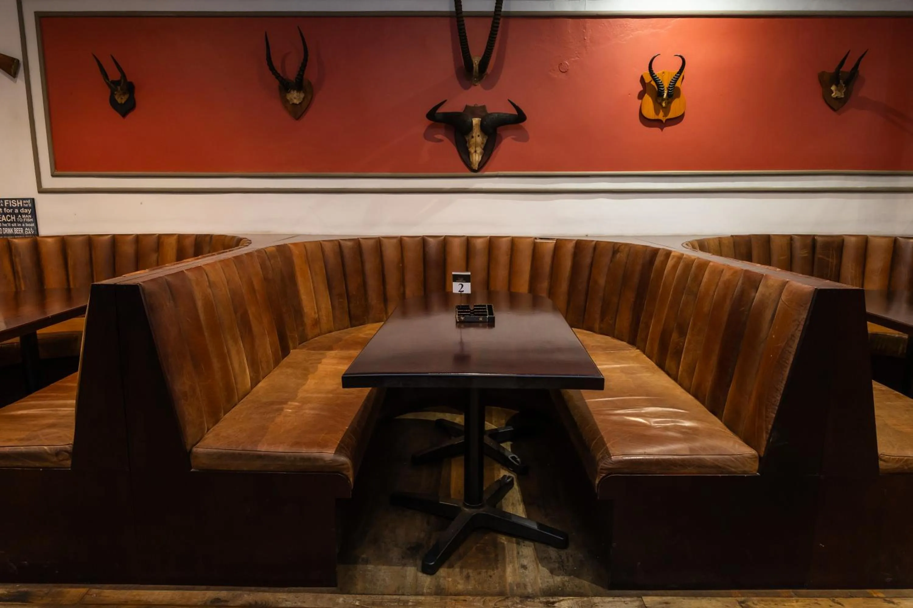 Seating area in Himeville Arms