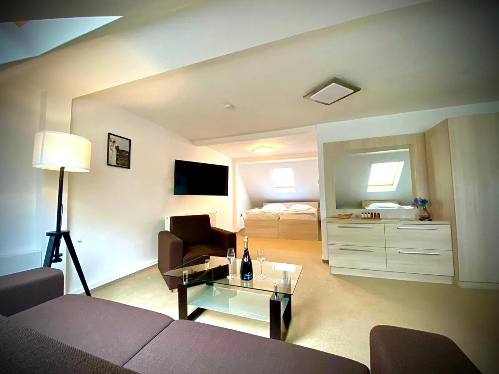 Bed in Hotel & Restaurant Pod Kaštany