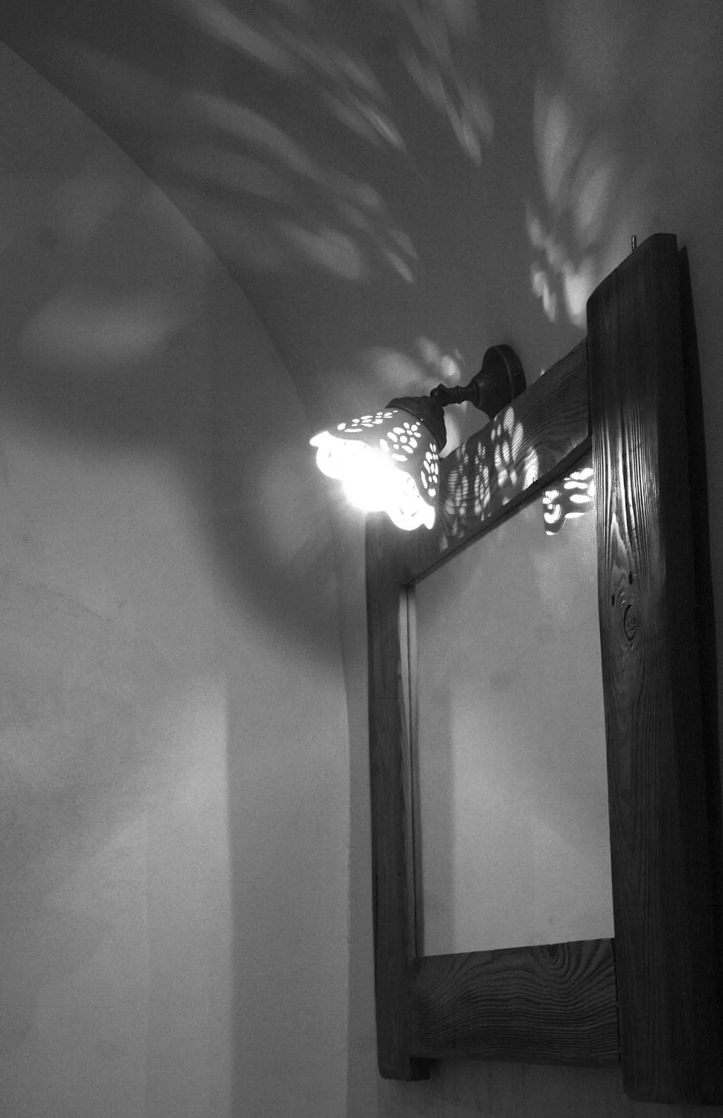 Decorative detail in Ostello del Castello Tirano