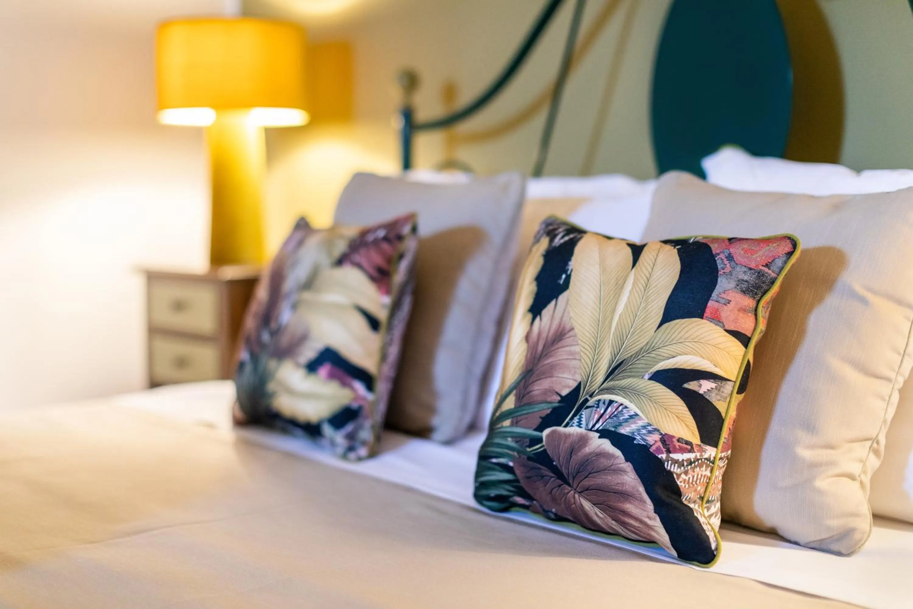 Decorative detail, Bed in Masseria Torre Spagnola