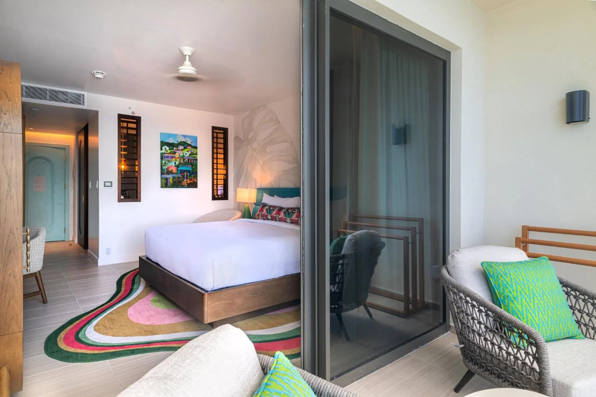 Photo of the whole room, Bed in Hotel Indigo Bridgetown Barbados by IHG