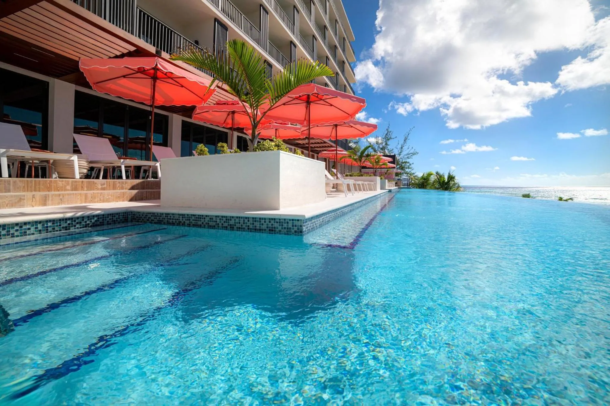 Swimming pool in Hotel Indigo Bridgetown Barbados by IHG