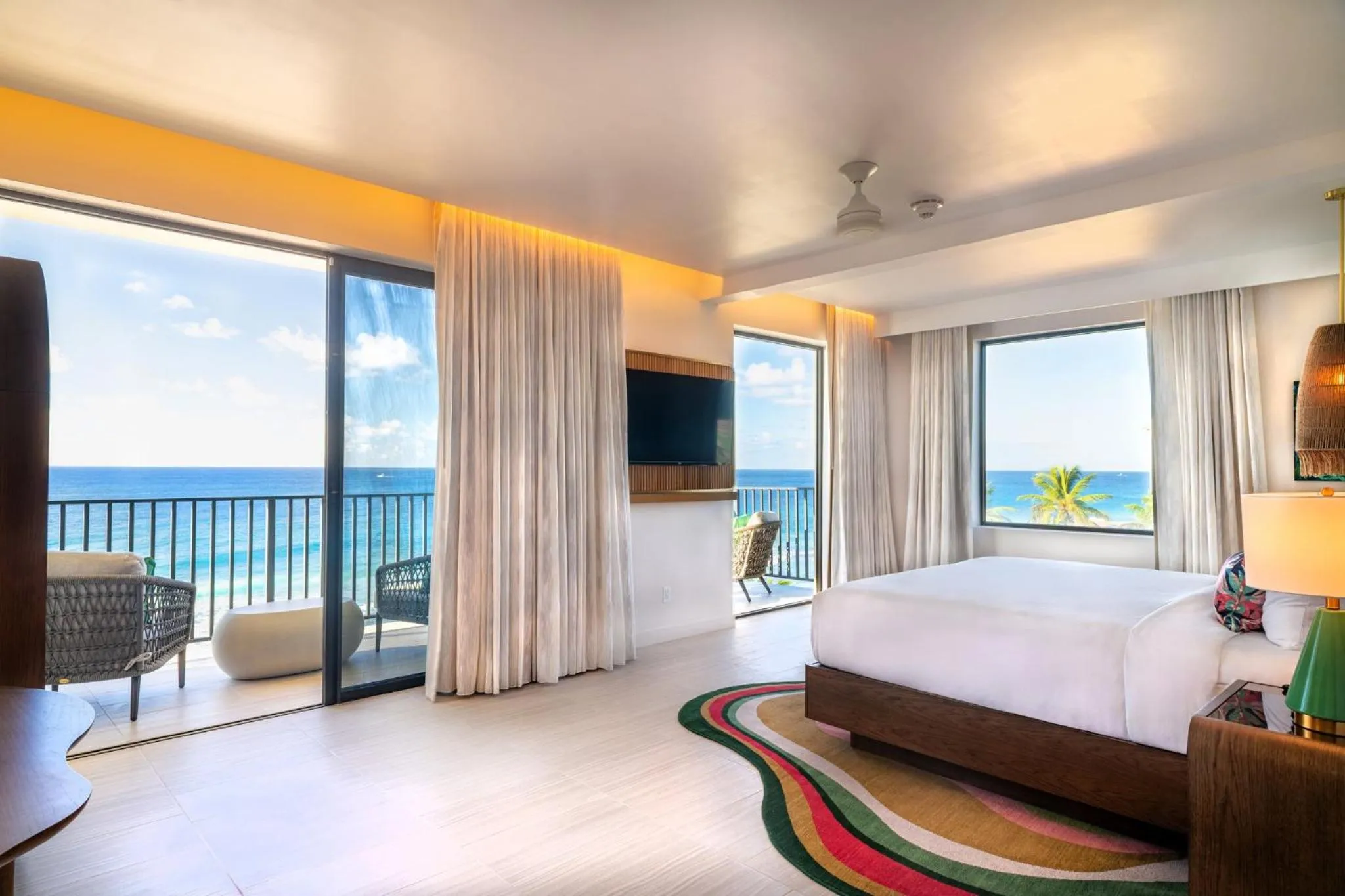 Photo of the whole room, Bed in Hotel Indigo Bridgetown Barbados by IHG