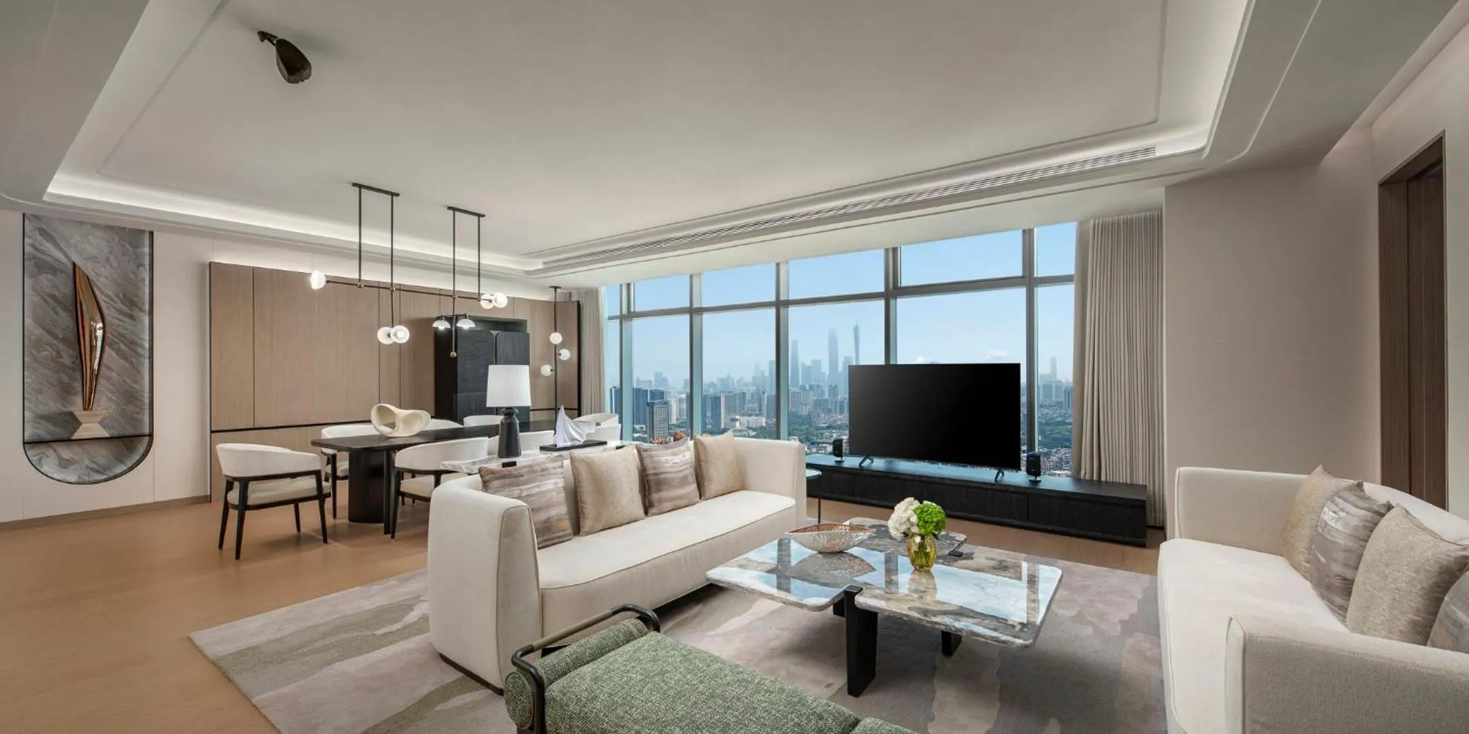 Photo of the whole room in Crowne Plaza Guangzhou Window of Canton