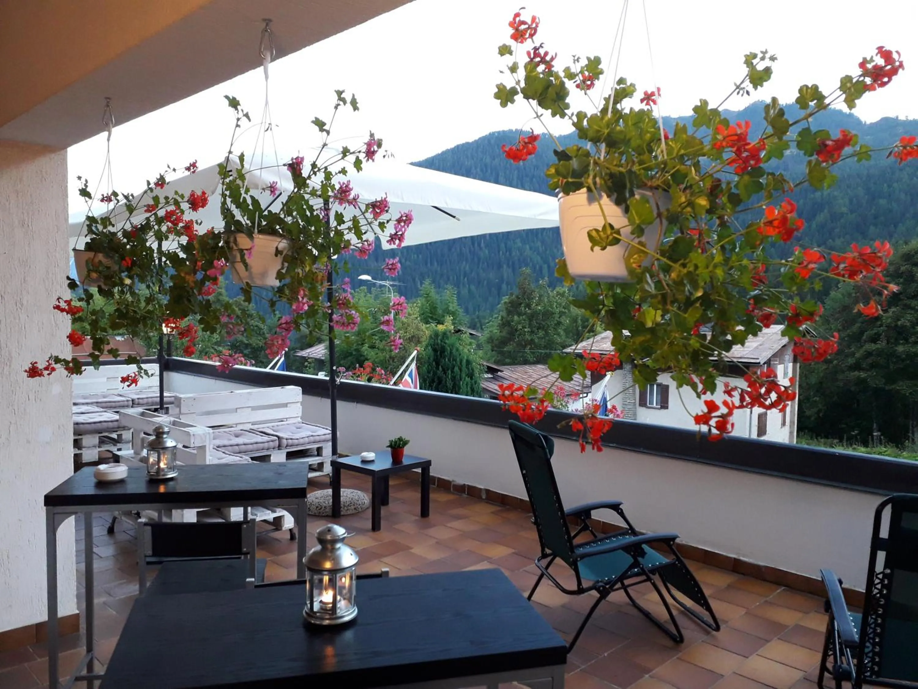 Balcony/Terrace in Albergo al Sole