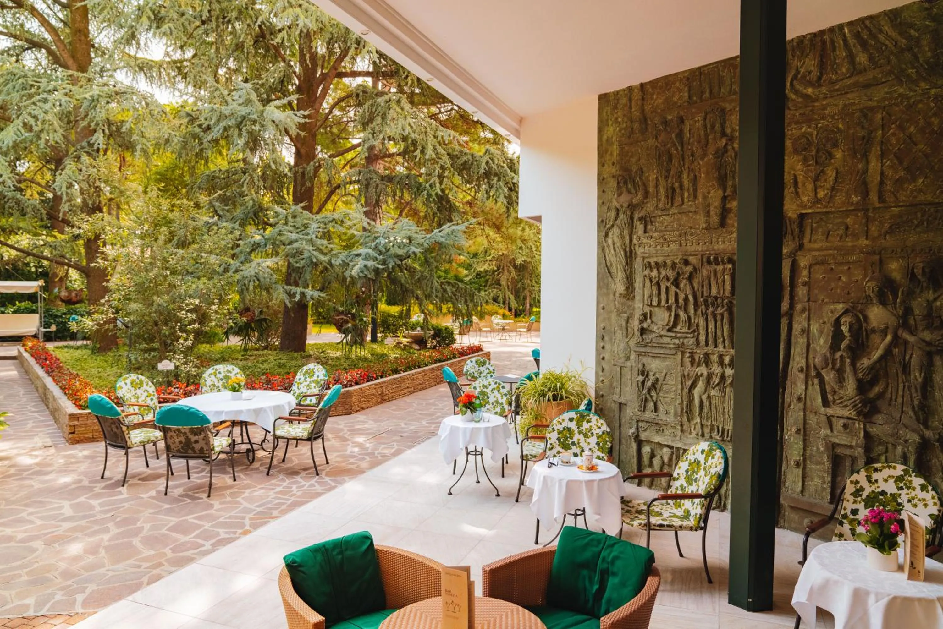 Patio in Hotel Garden Terme