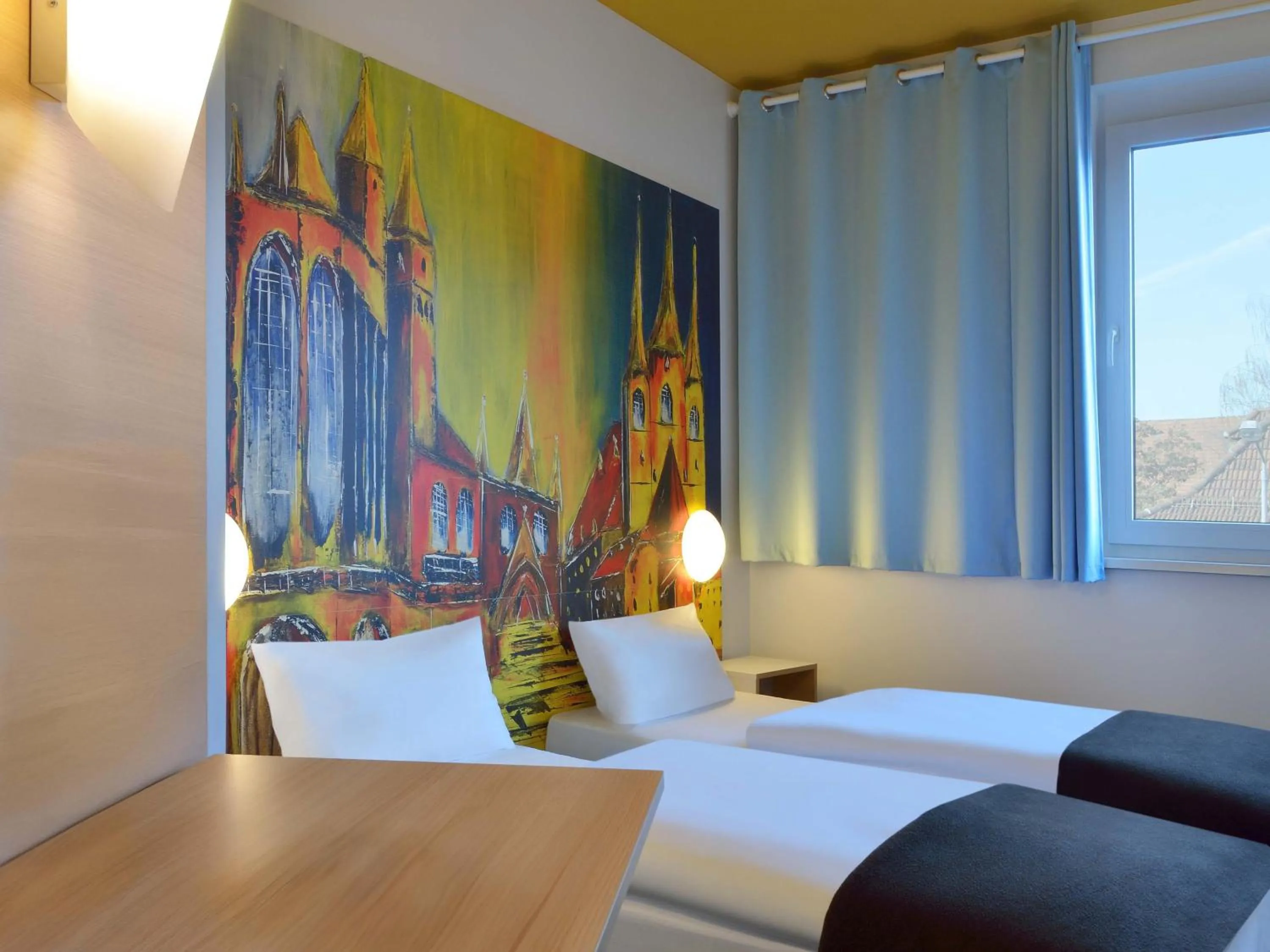 Photo of the whole room, Bed in B&B HOTEL Erfurt-Hbf
