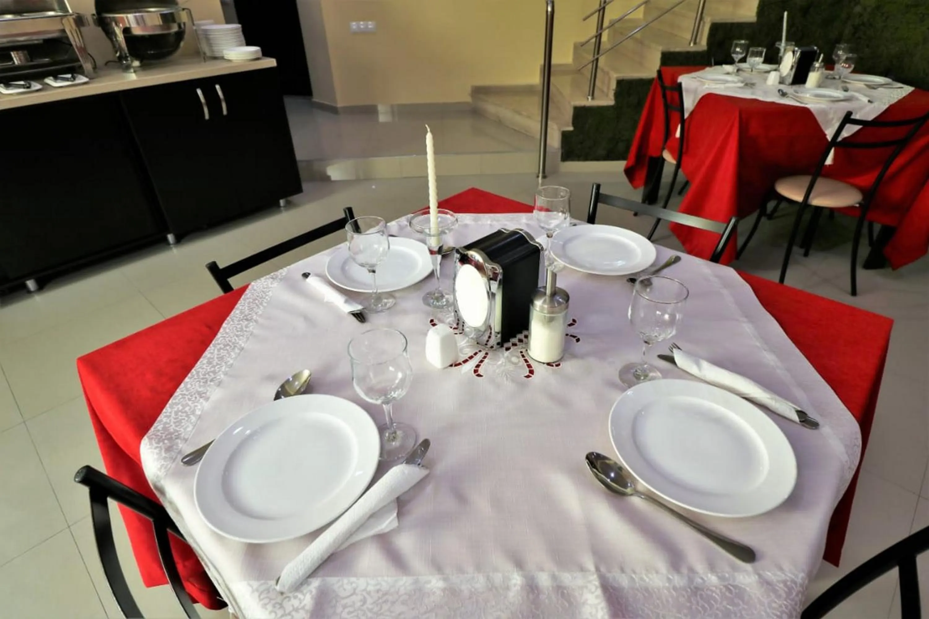Dining area in East Gate Boutique Hotel