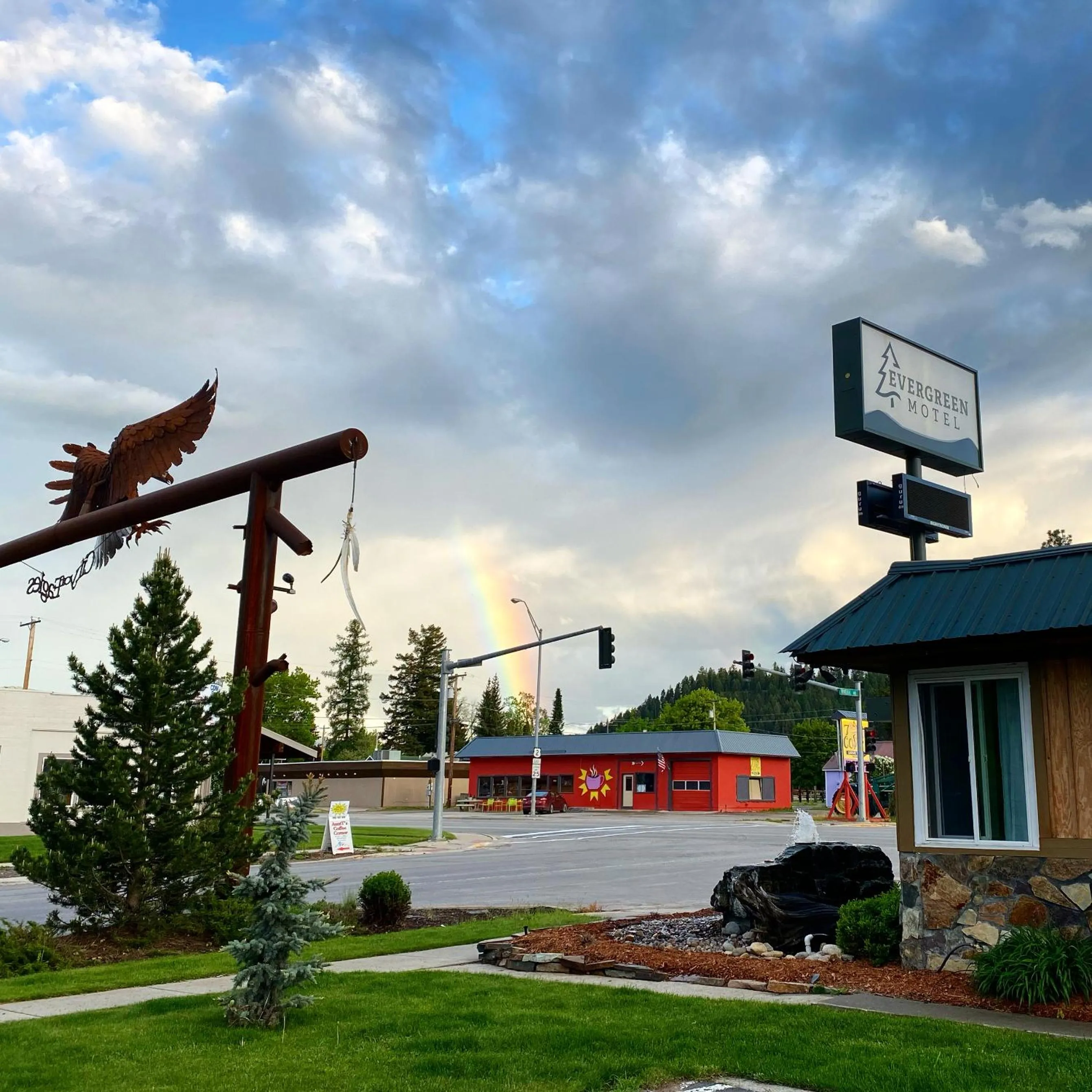 Property building in Evergreen Motel