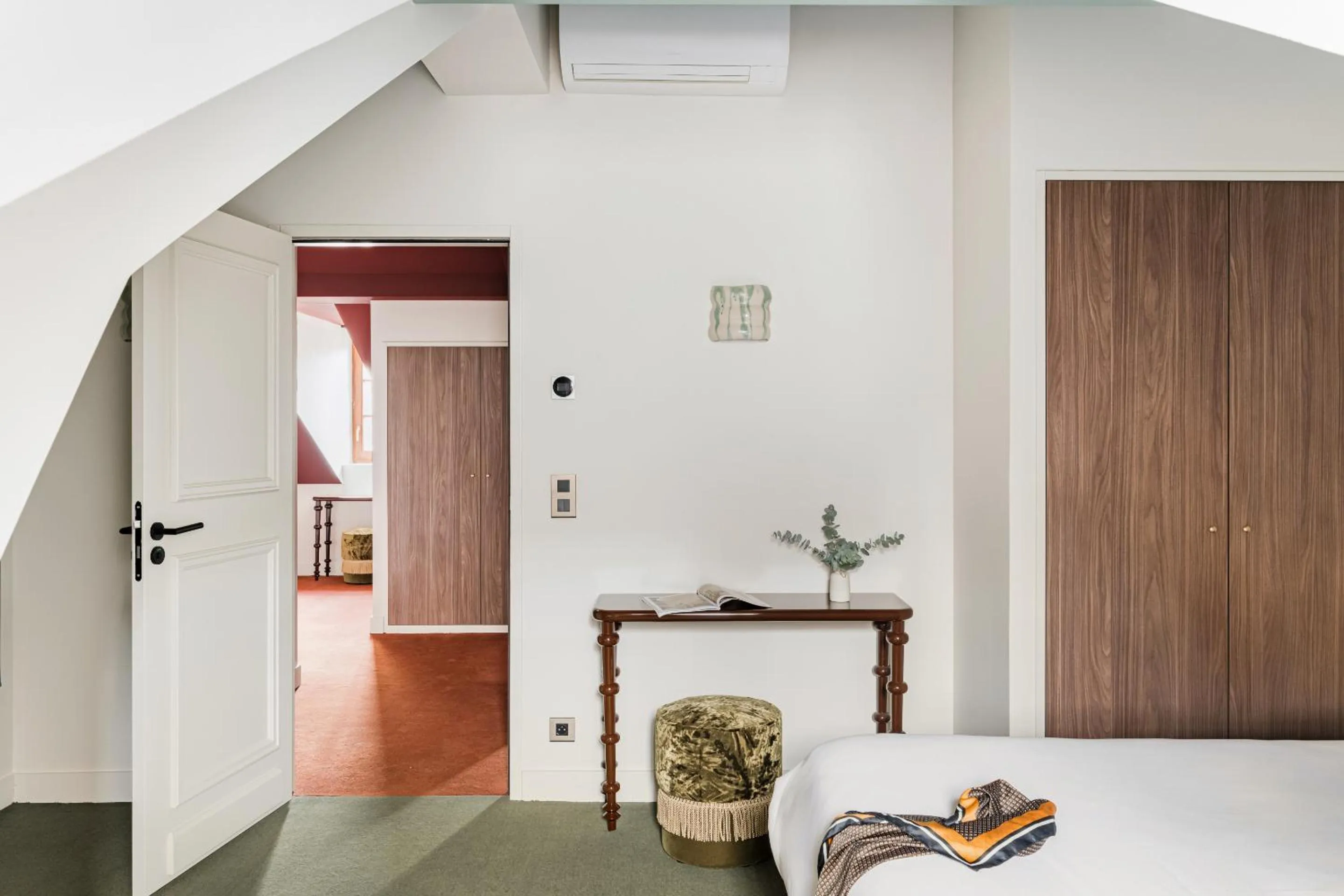 Bedroom, Bed in Hôtel La Cour du 6