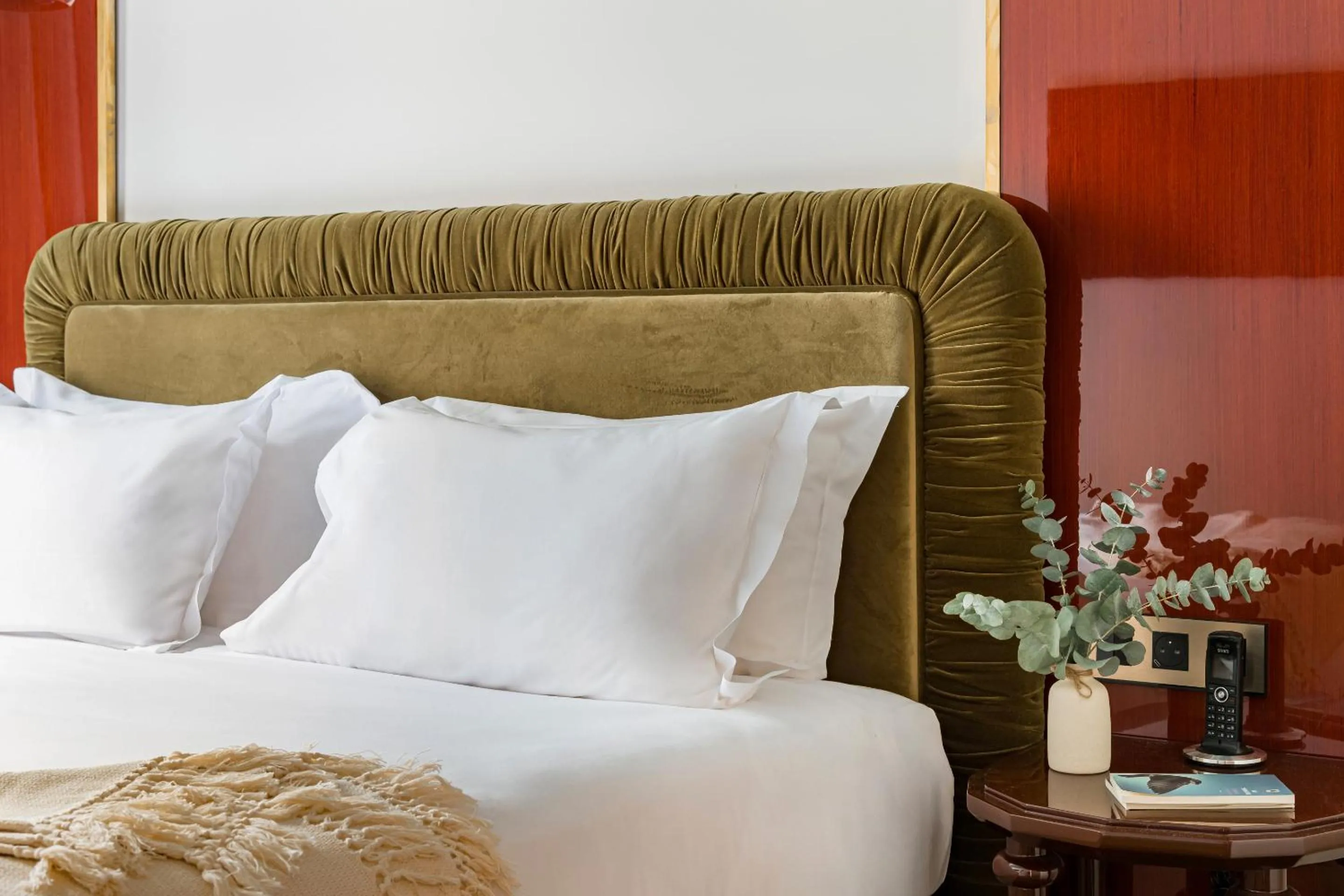 Bedroom, Bed in Hôtel La Cour du 6