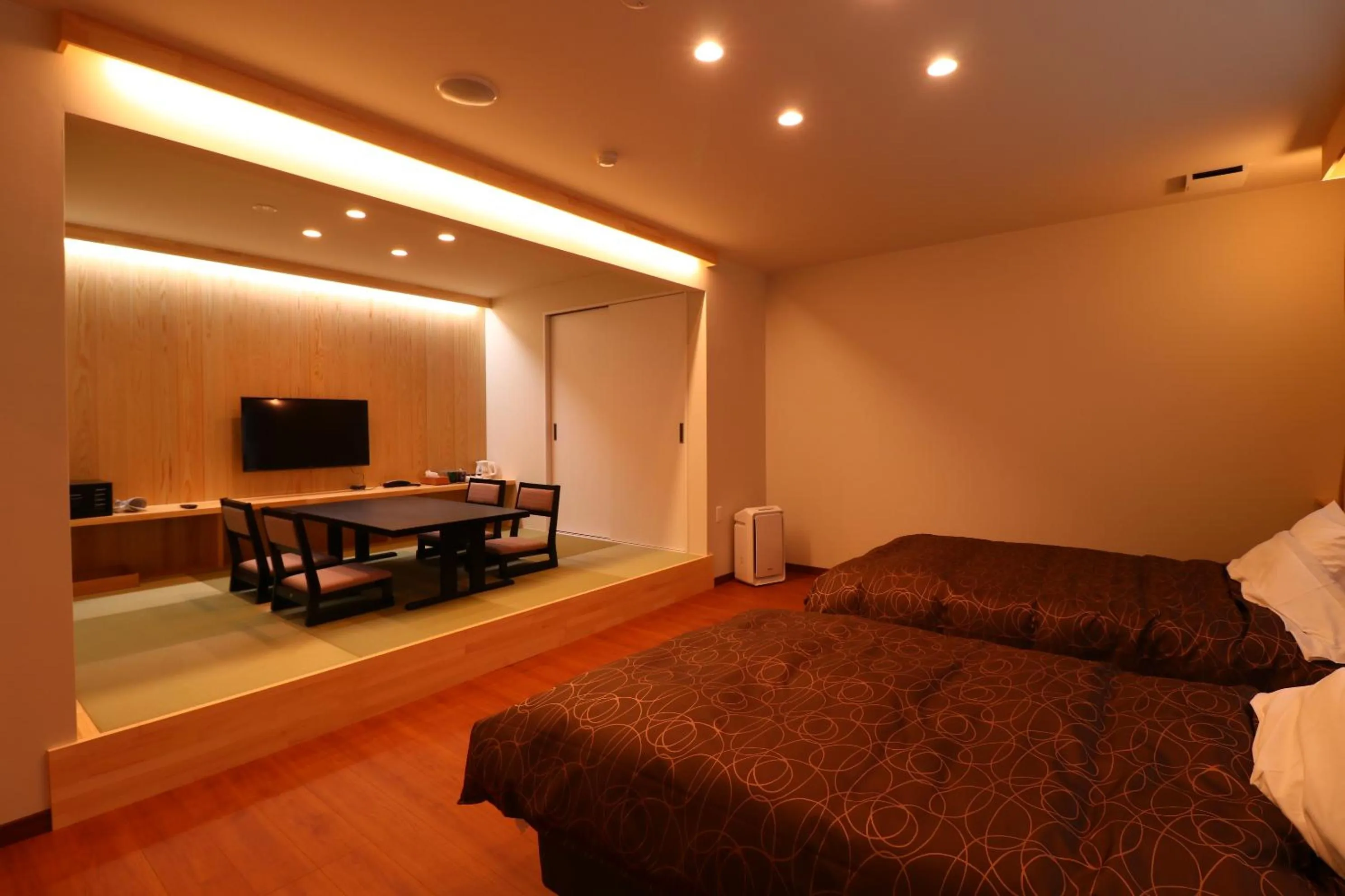 Photo of the whole room, Bed in Aoni Sanso