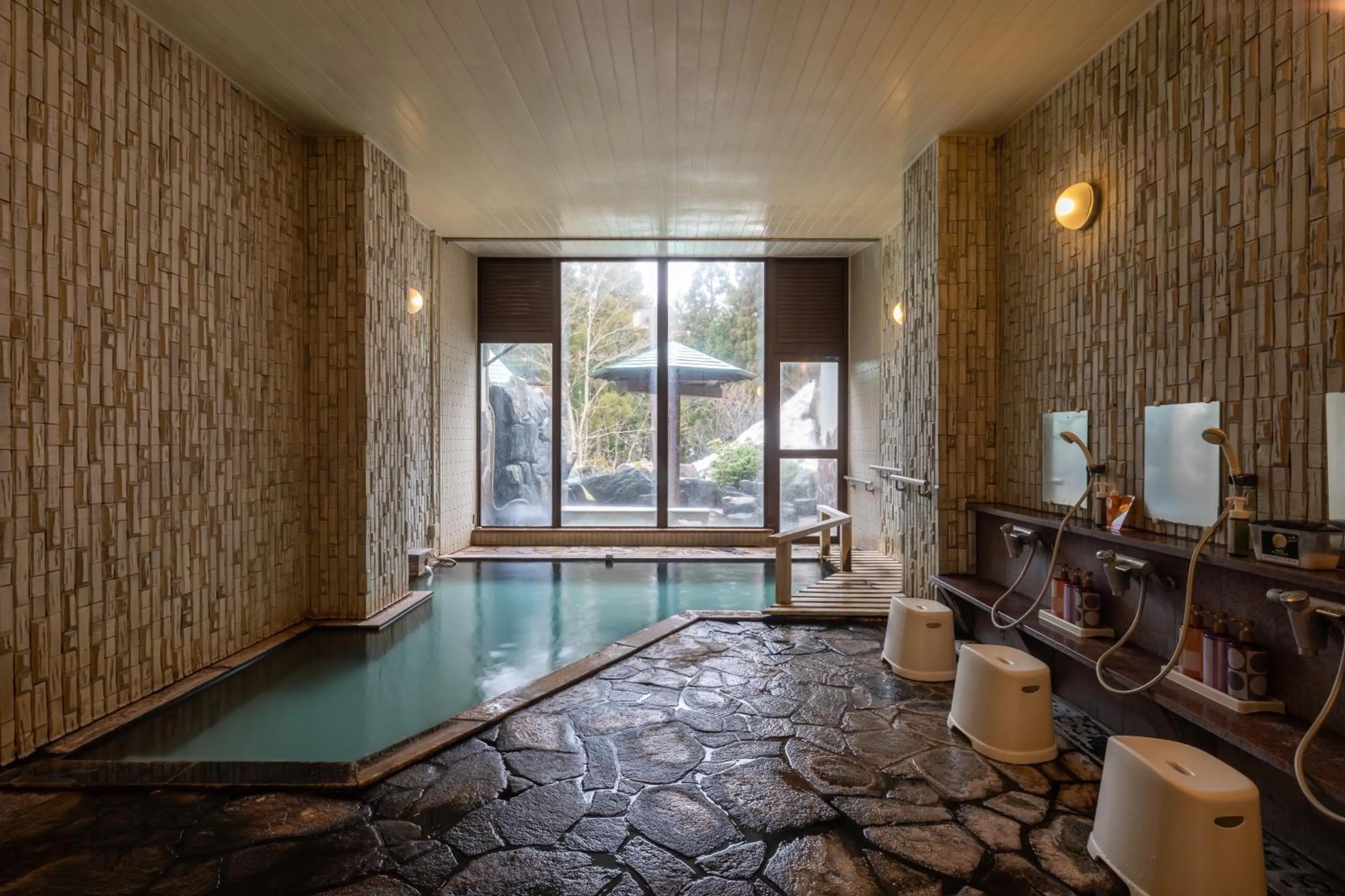 Open Air Bath in Aoni Sanso