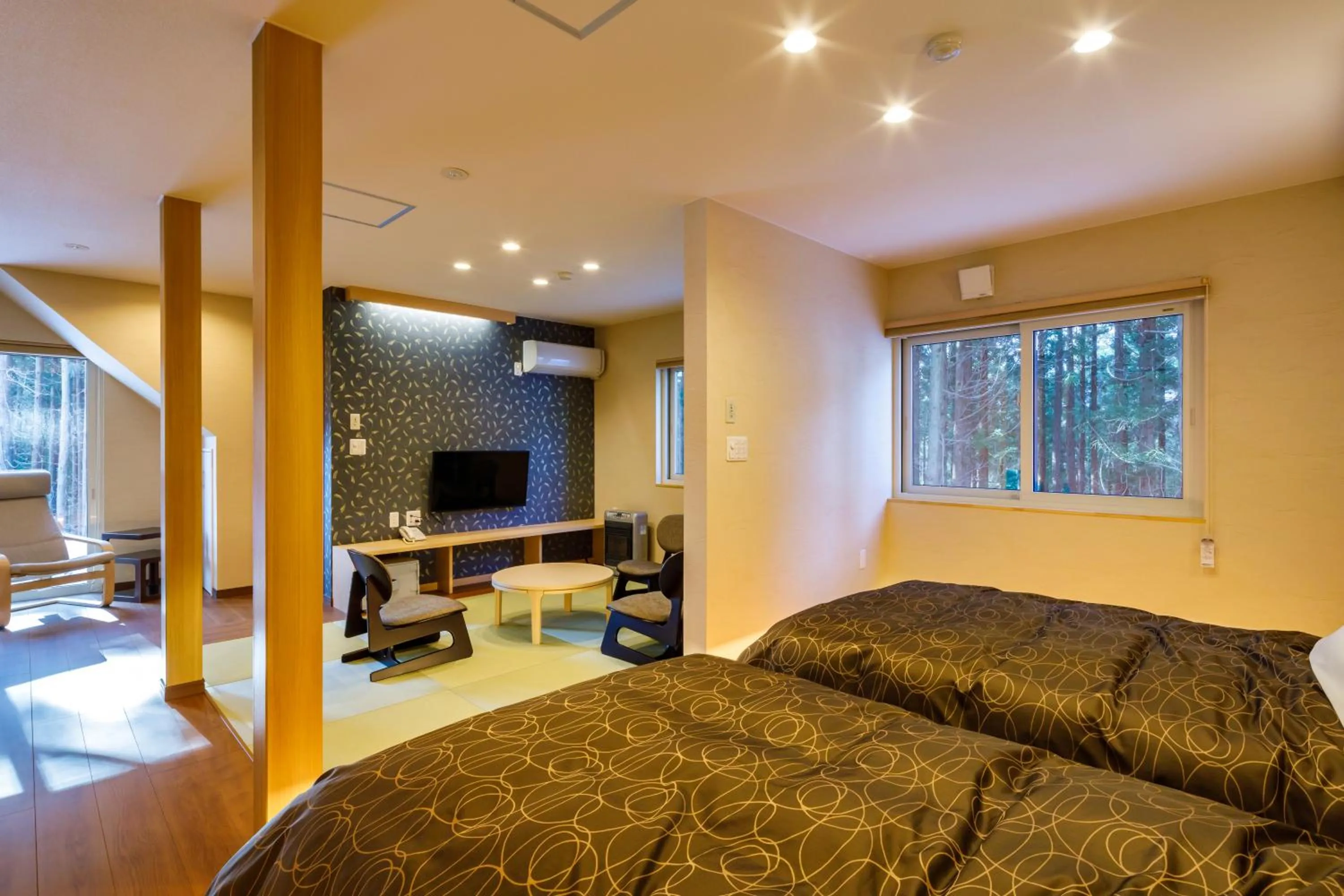 Photo of the whole room, Bed in Aoni Sanso