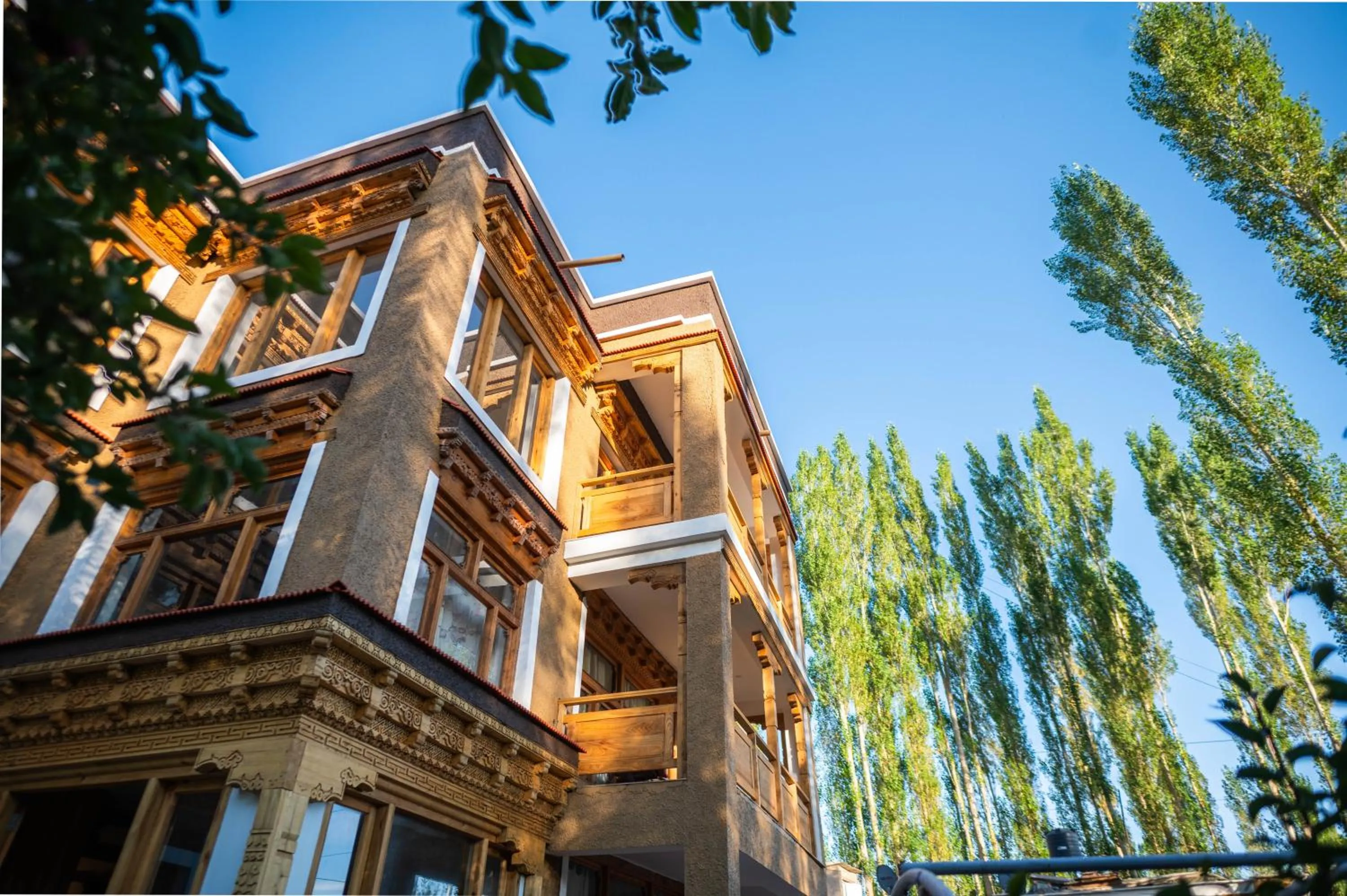 Facade/entrance in Sangto Green Guest House