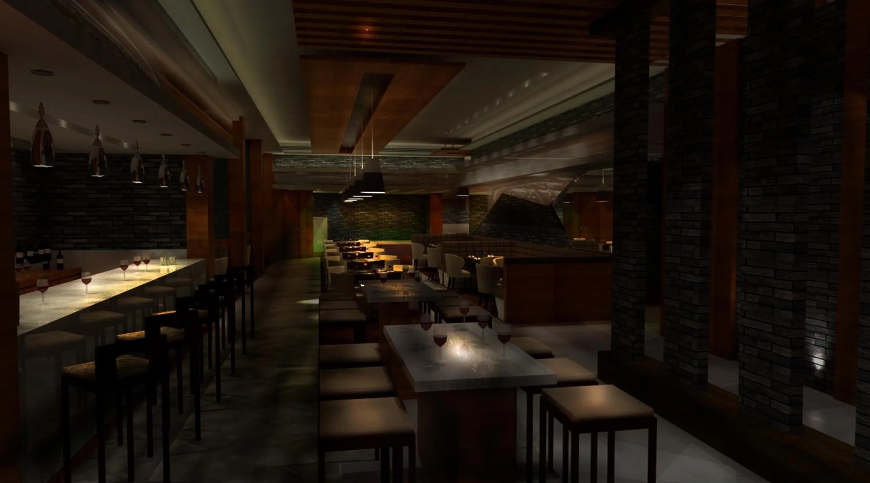 Restaurant/places to eat in Ramee Rose Hotel