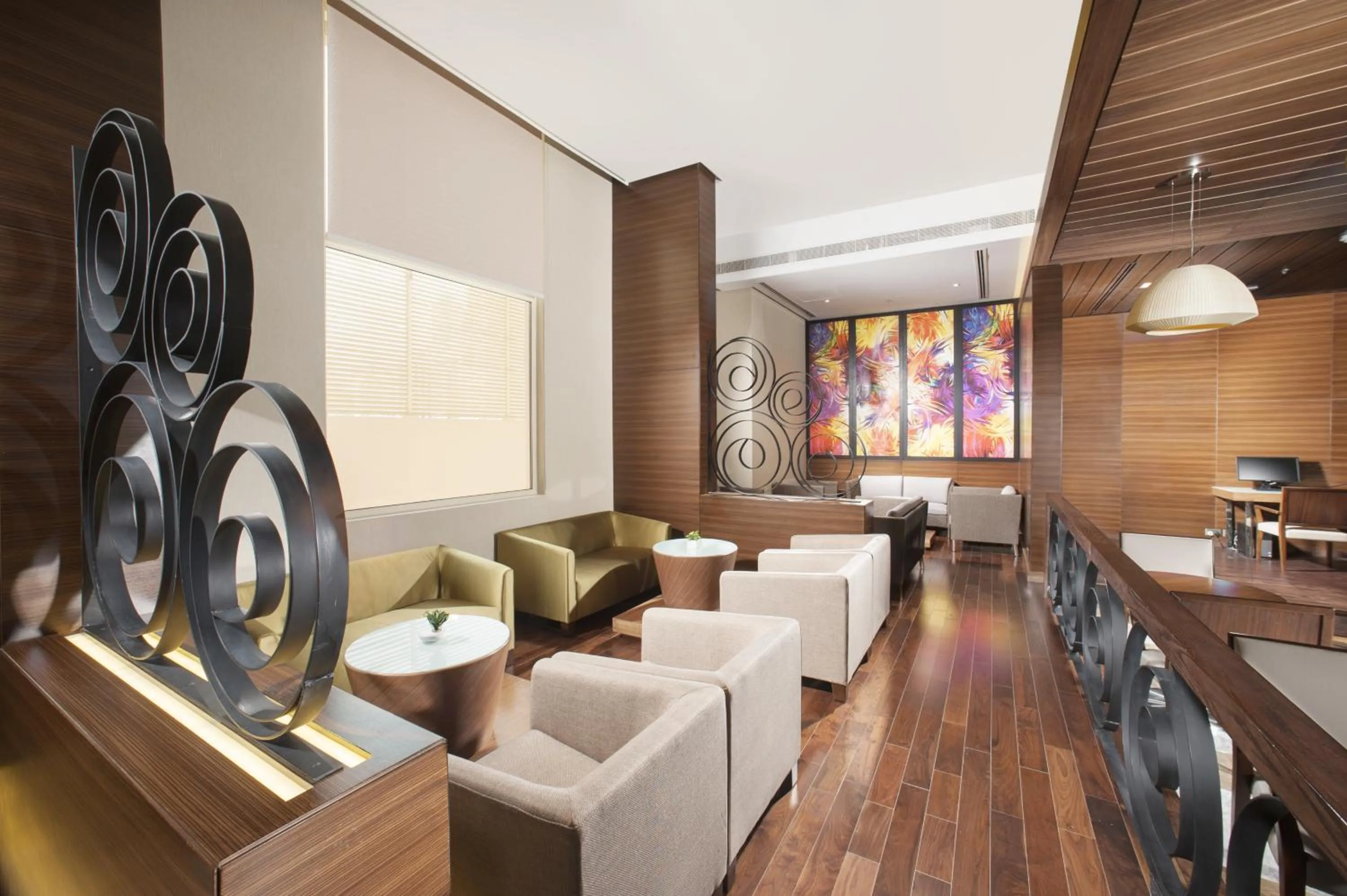 Decorative detail in Ramee Rose Hotel