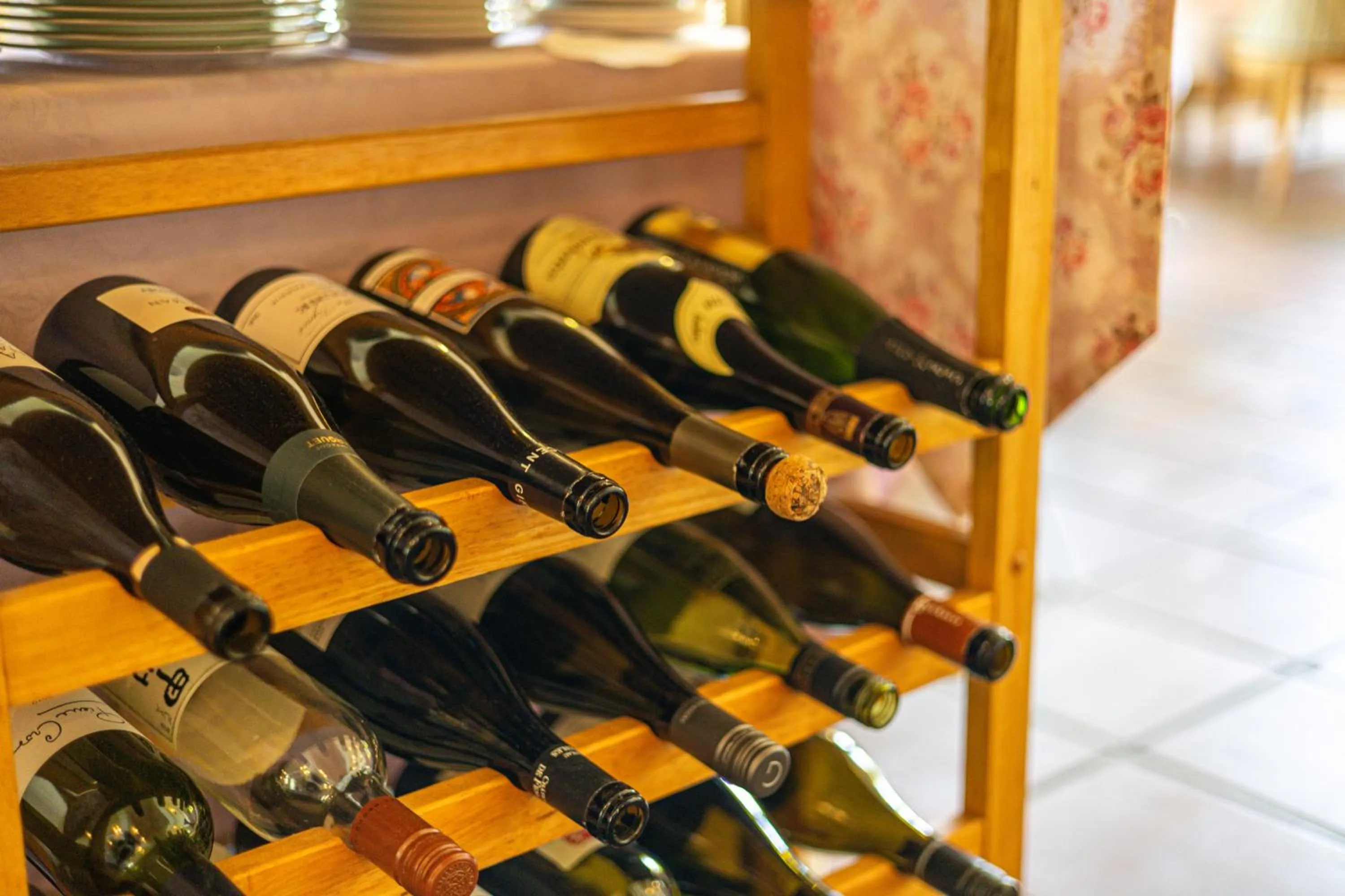 Food and drinks in Auberge Le Temps