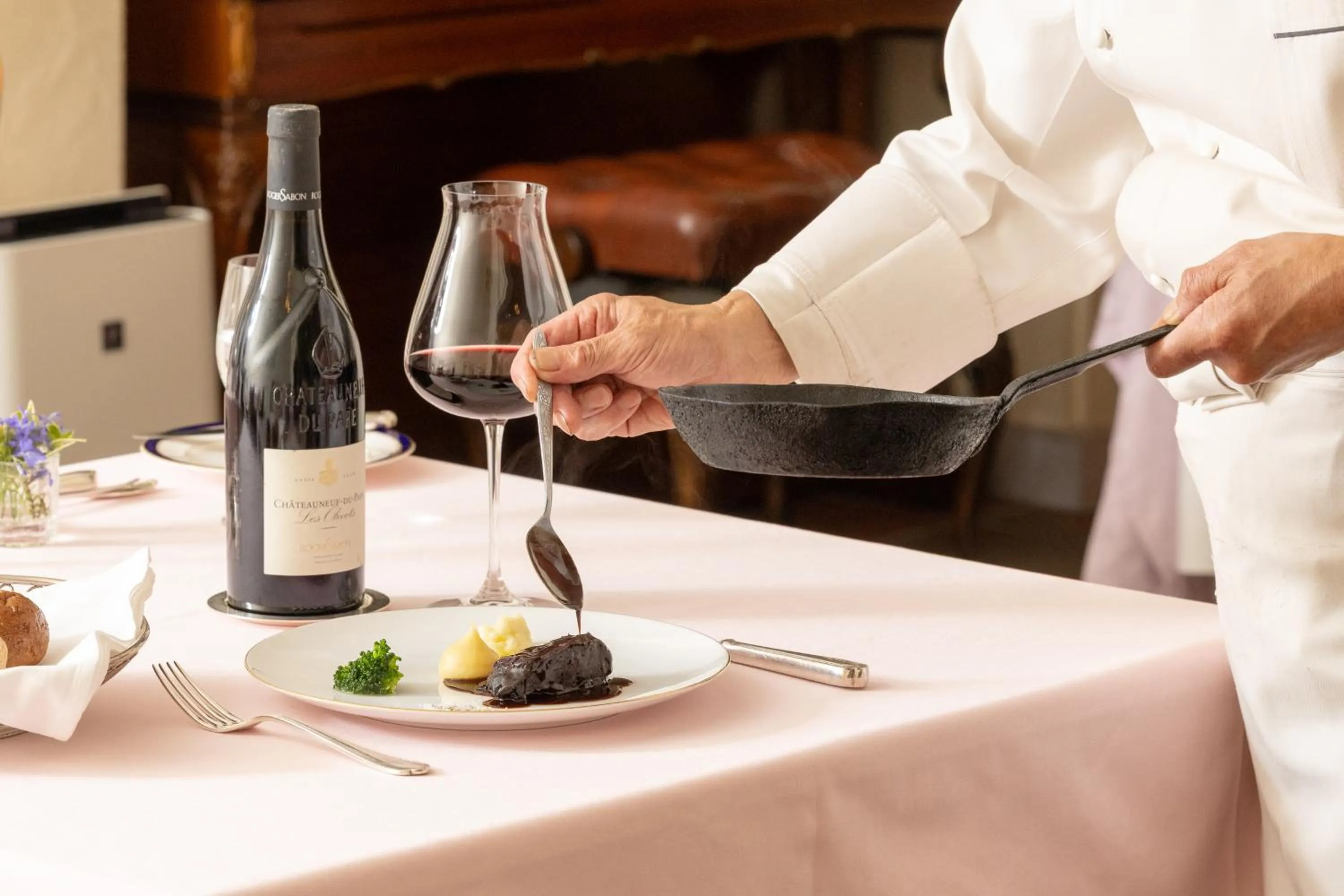 Food in Auberge Le Temps