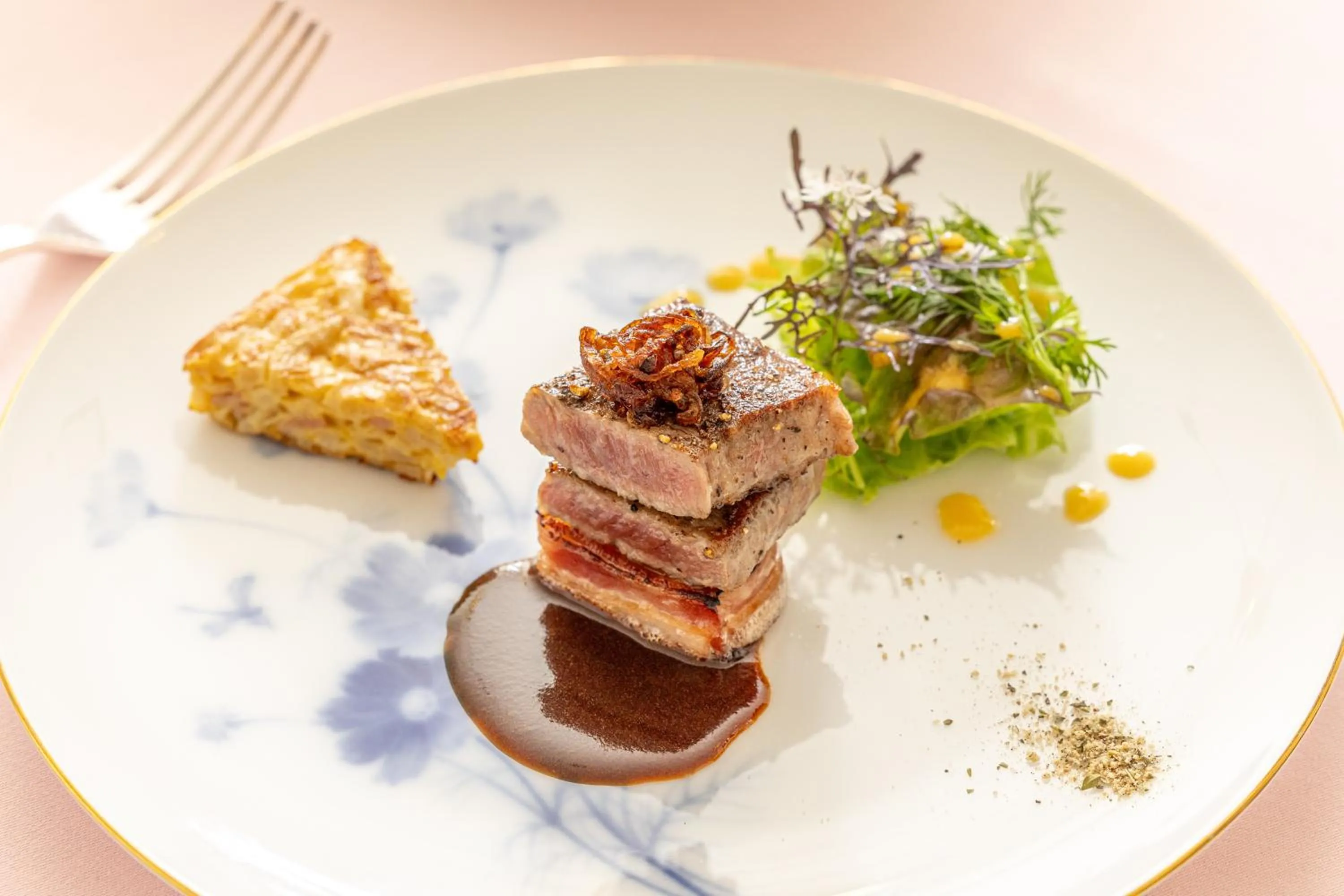 Food in Auberge Le Temps