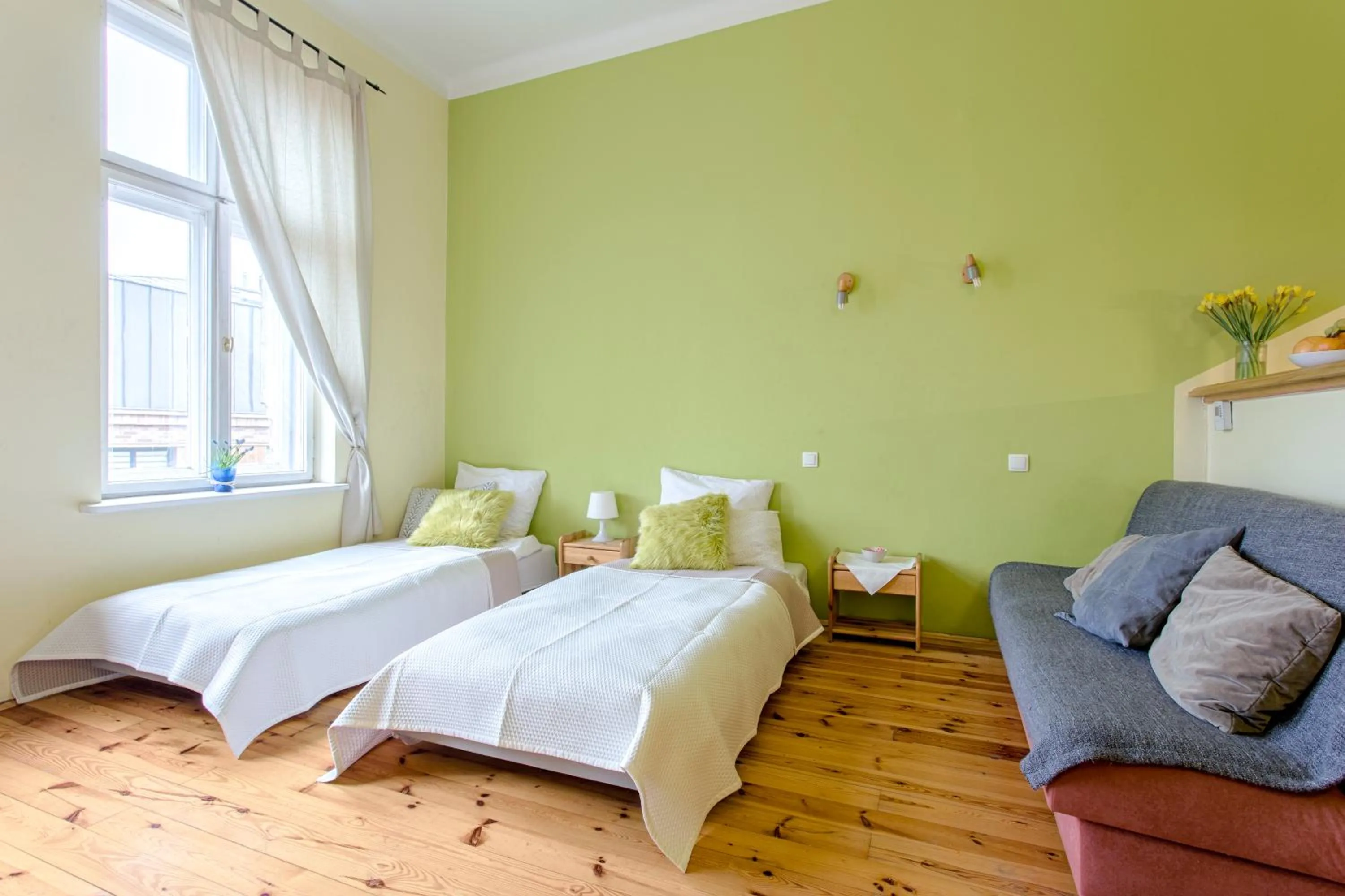 Bedroom, Bed in Krakow Townhouse