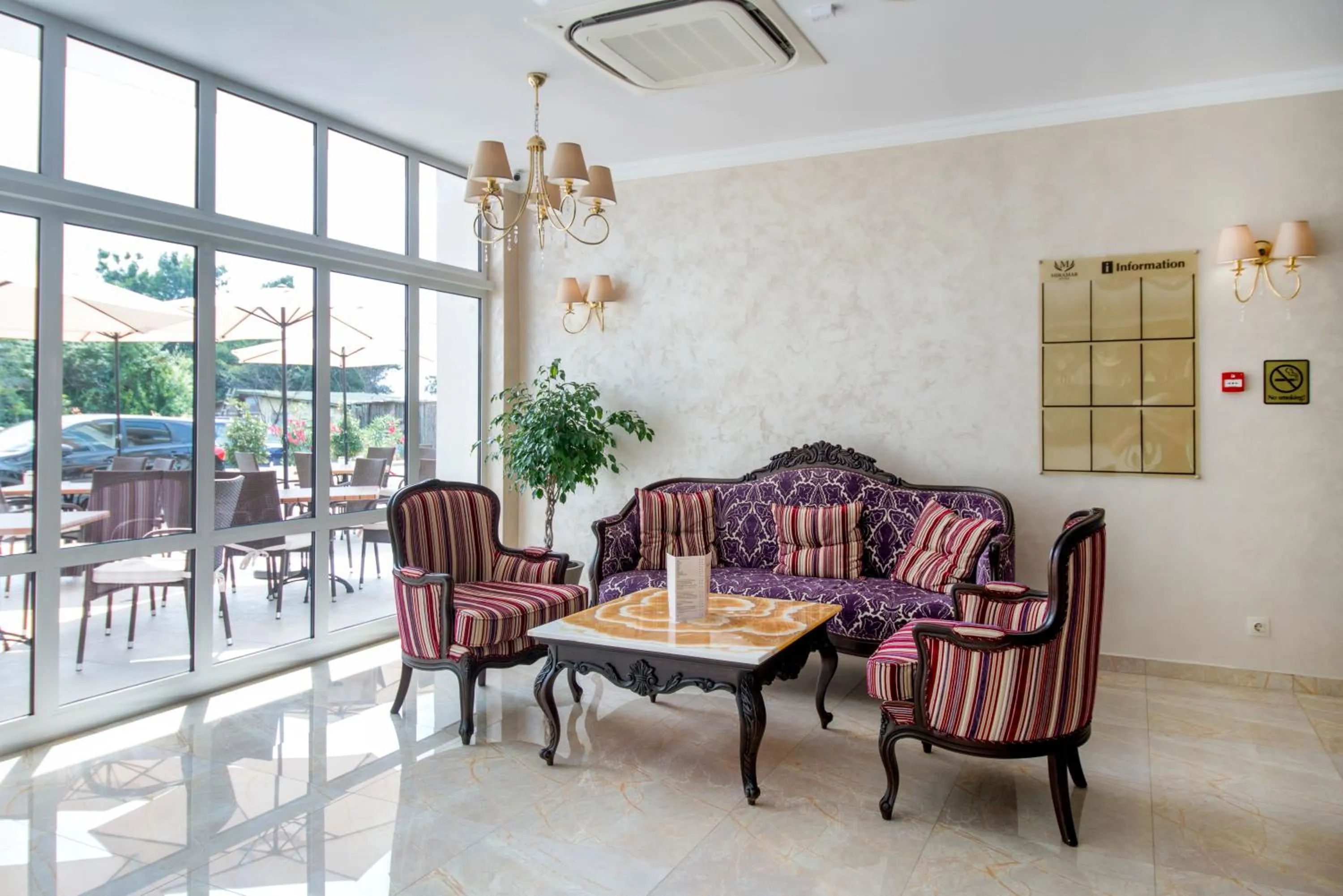 Lobby or reception in Hotel Miramar Sozopol