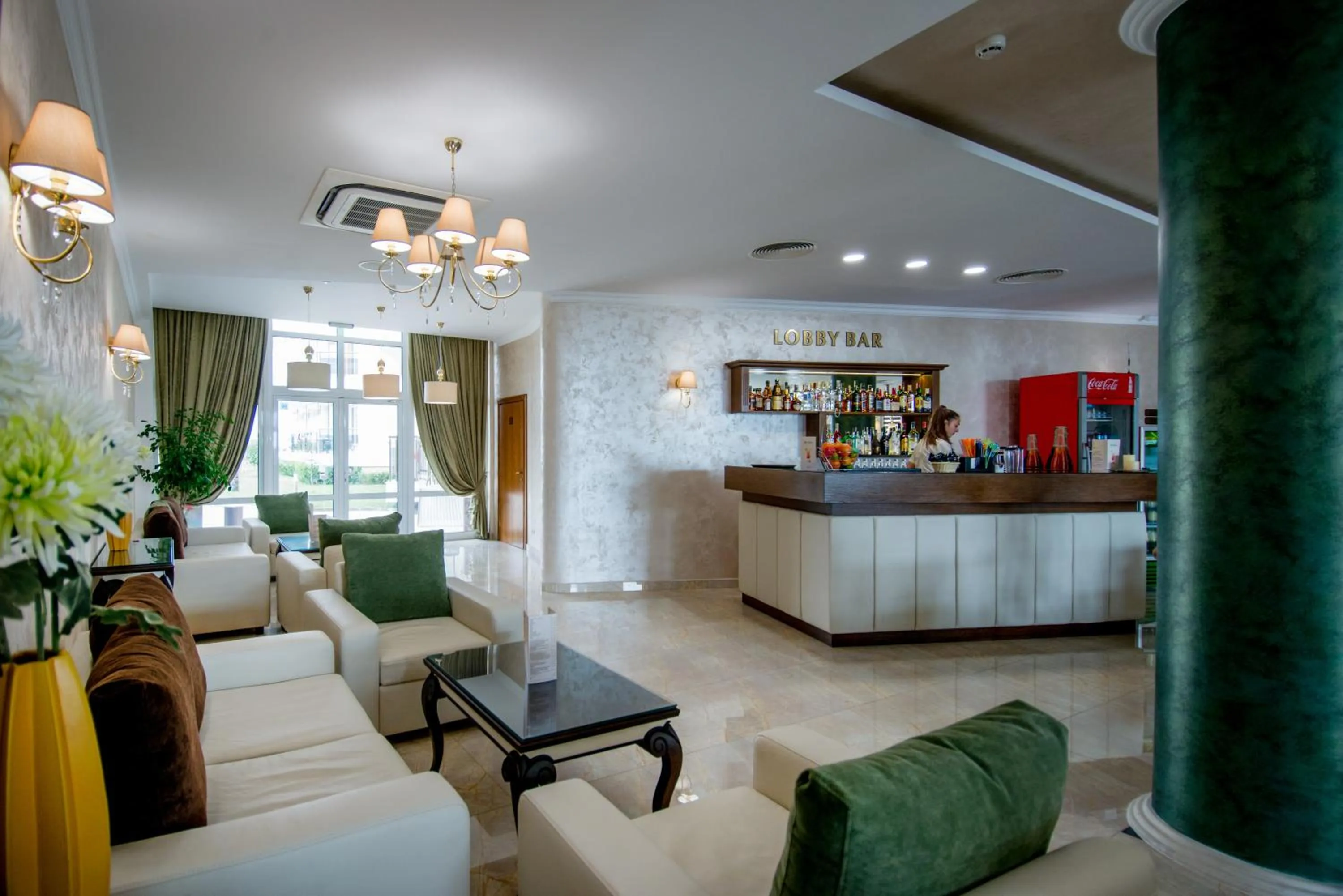Lobby or reception in Hotel Miramar Sozopol