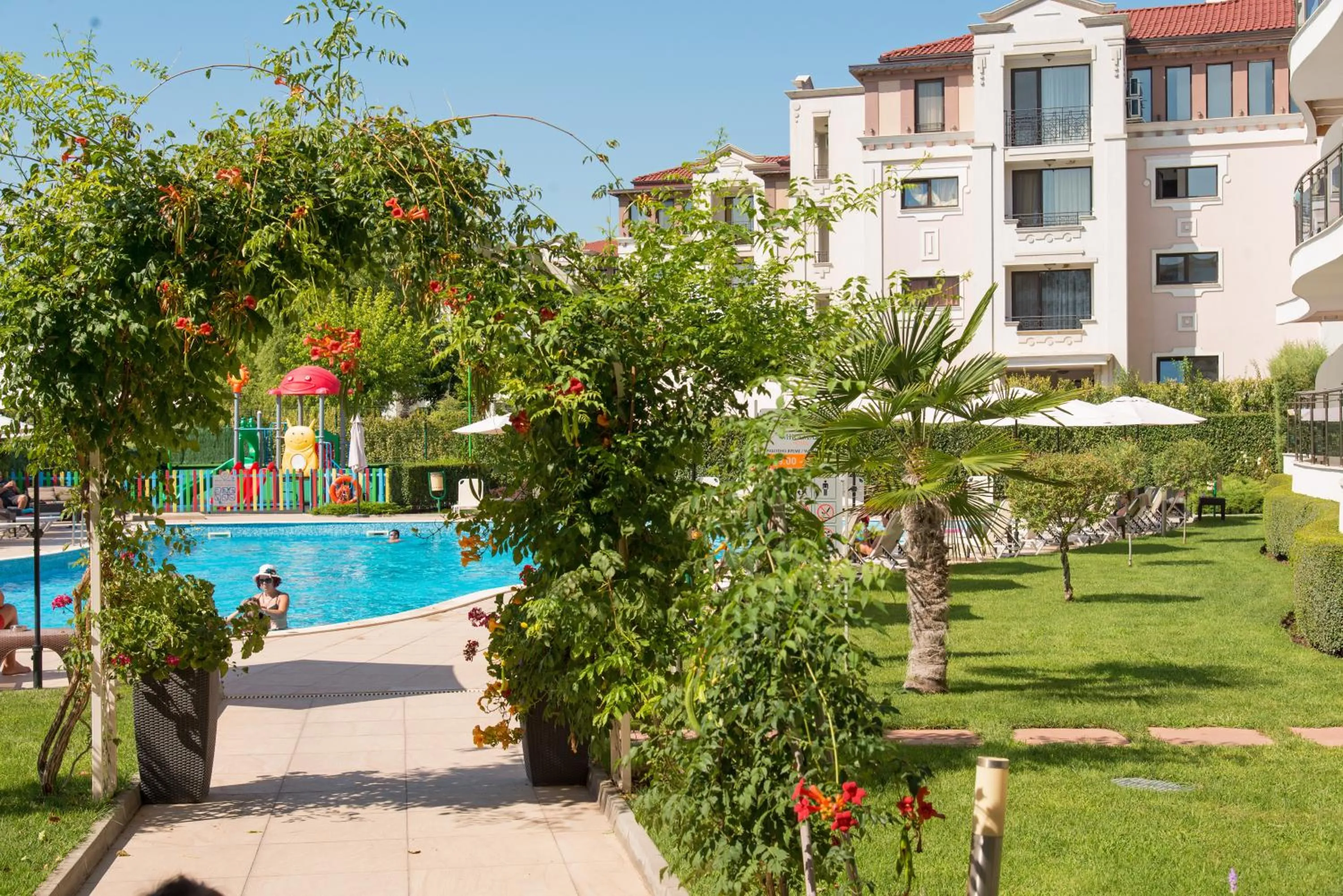 Garden in Hotel Miramar Sozopol