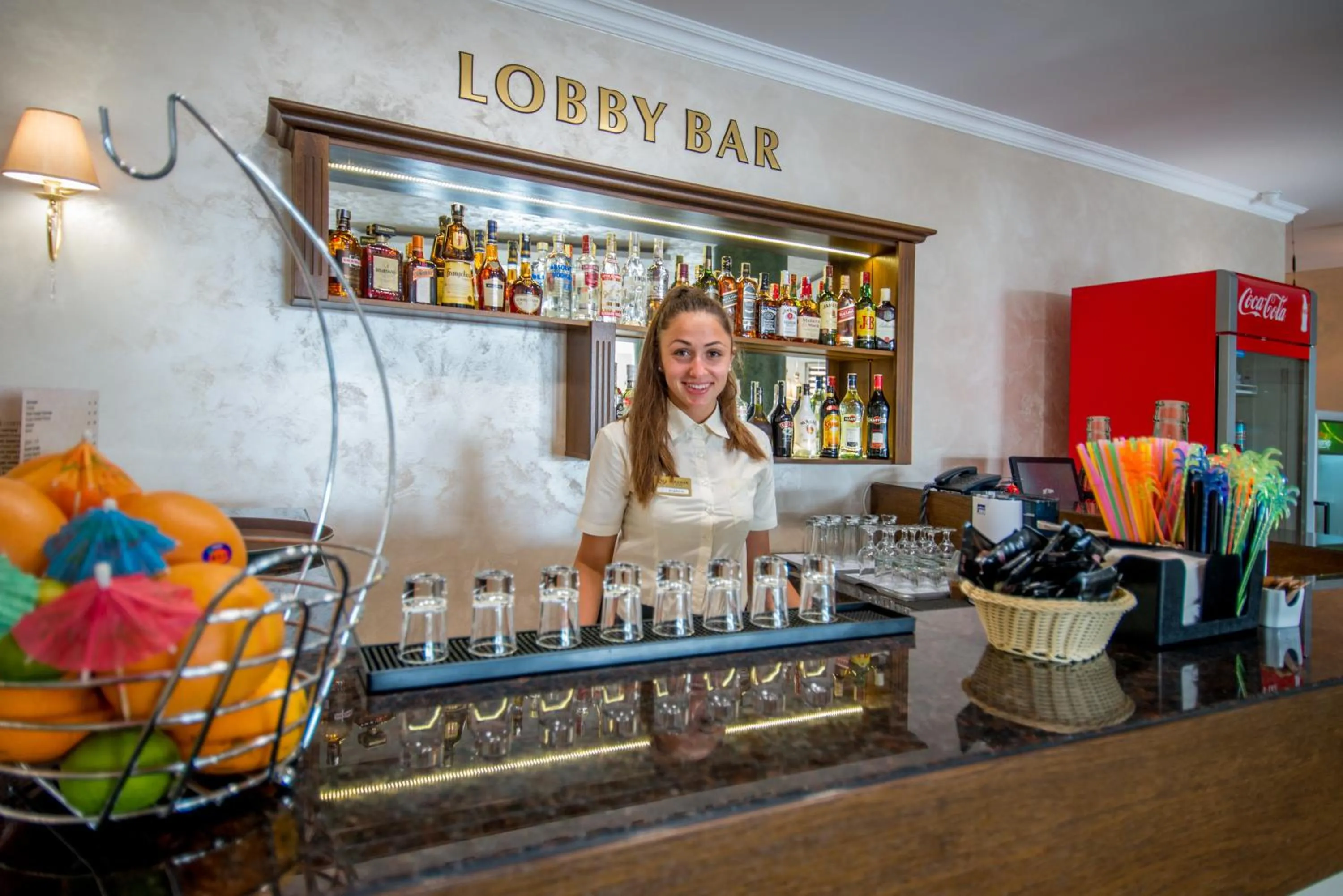 Lobby or reception in Hotel Miramar Sozopol