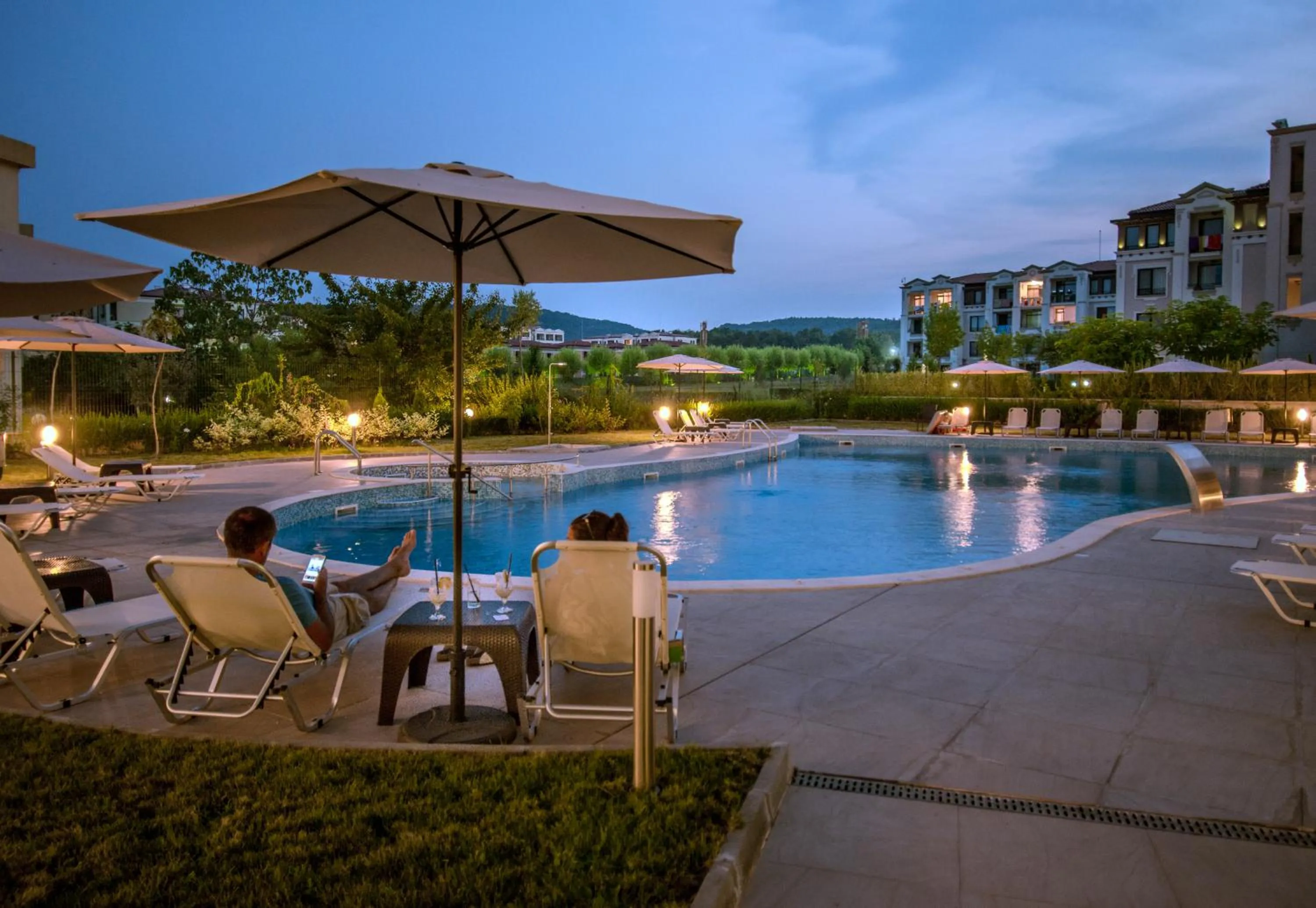 Swimming pool in Hotel Miramar Sozopol