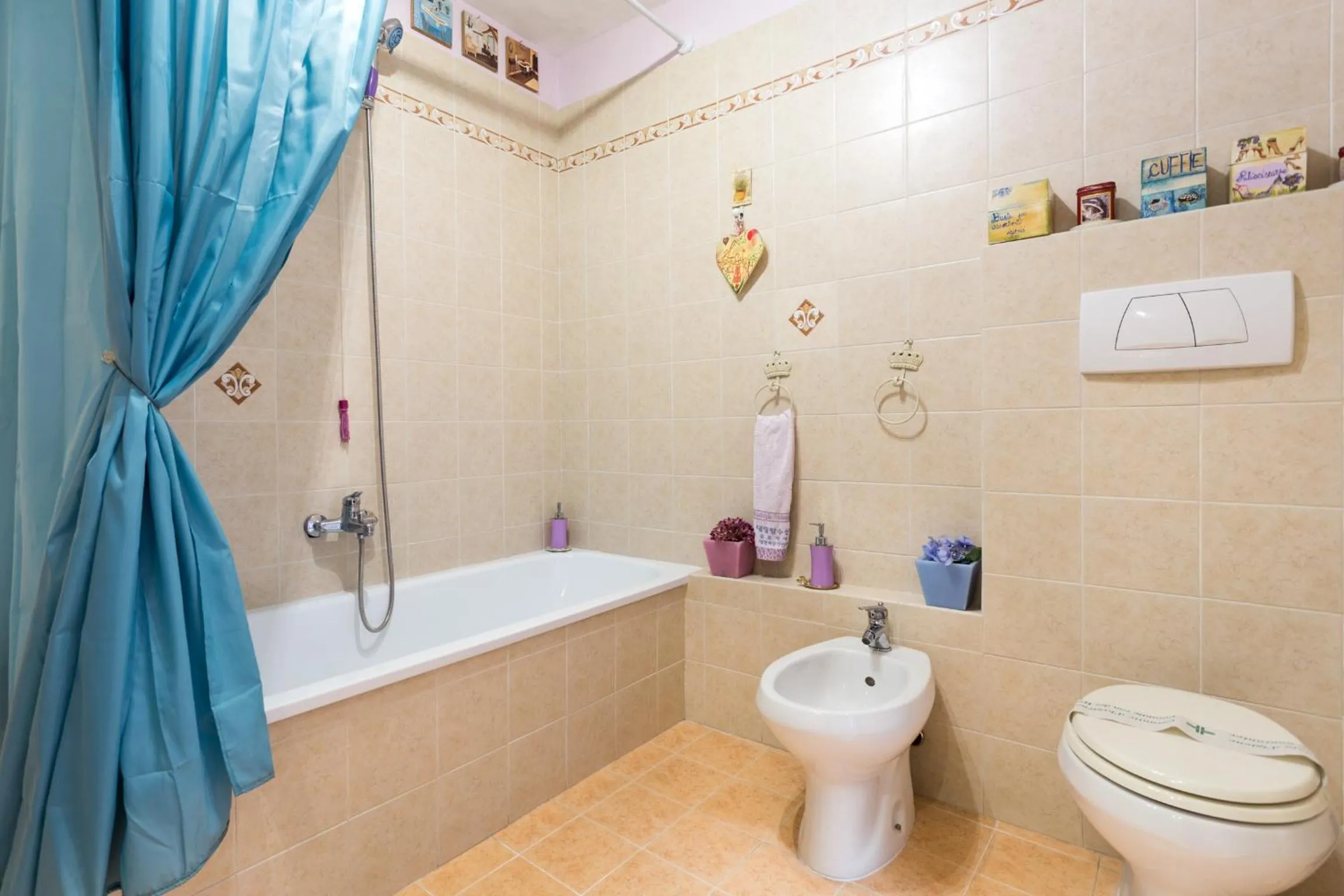 Bathroom in Bed and Breakfast Sognando Te