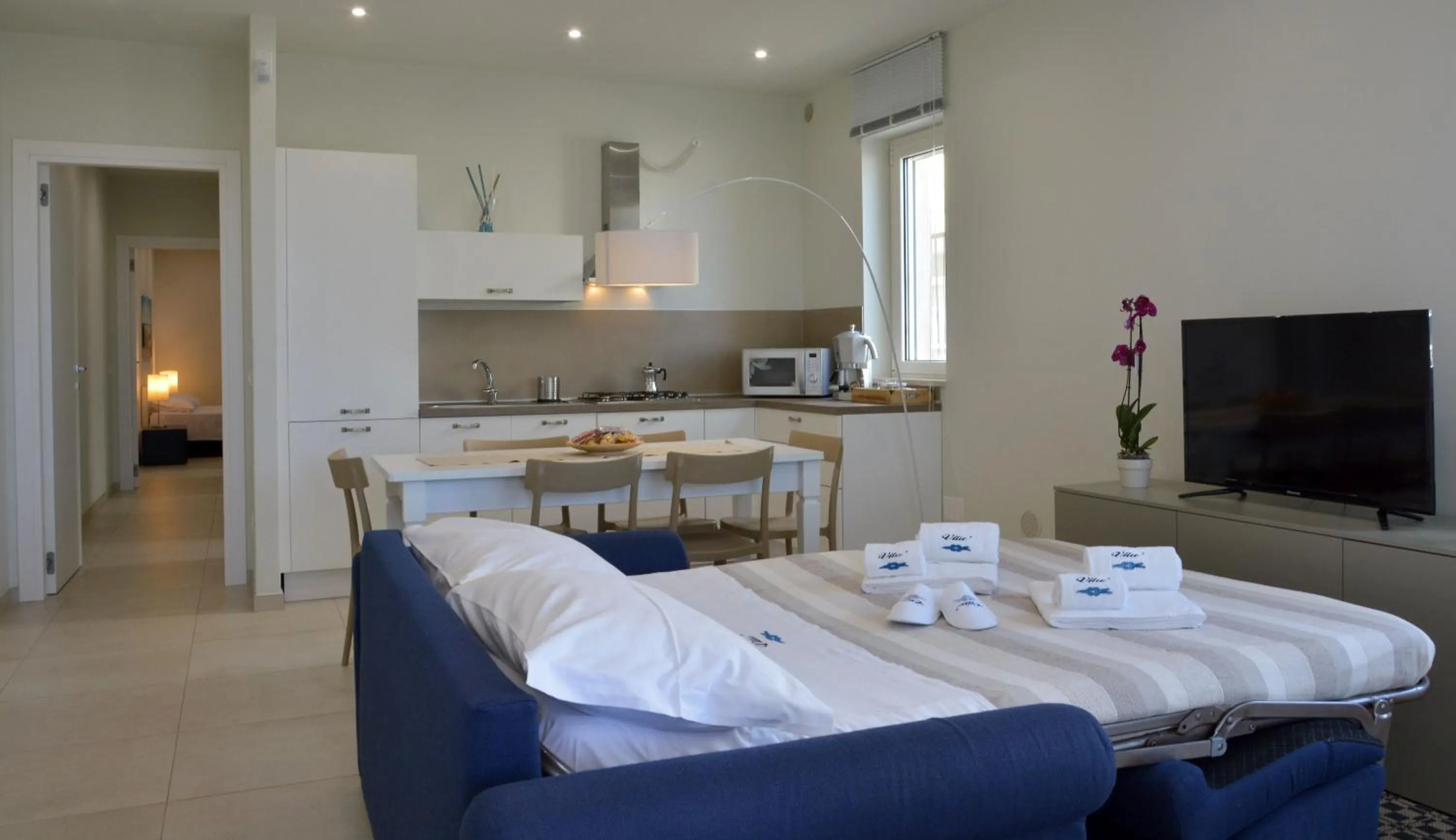 Bed in Vilu Suite Mare