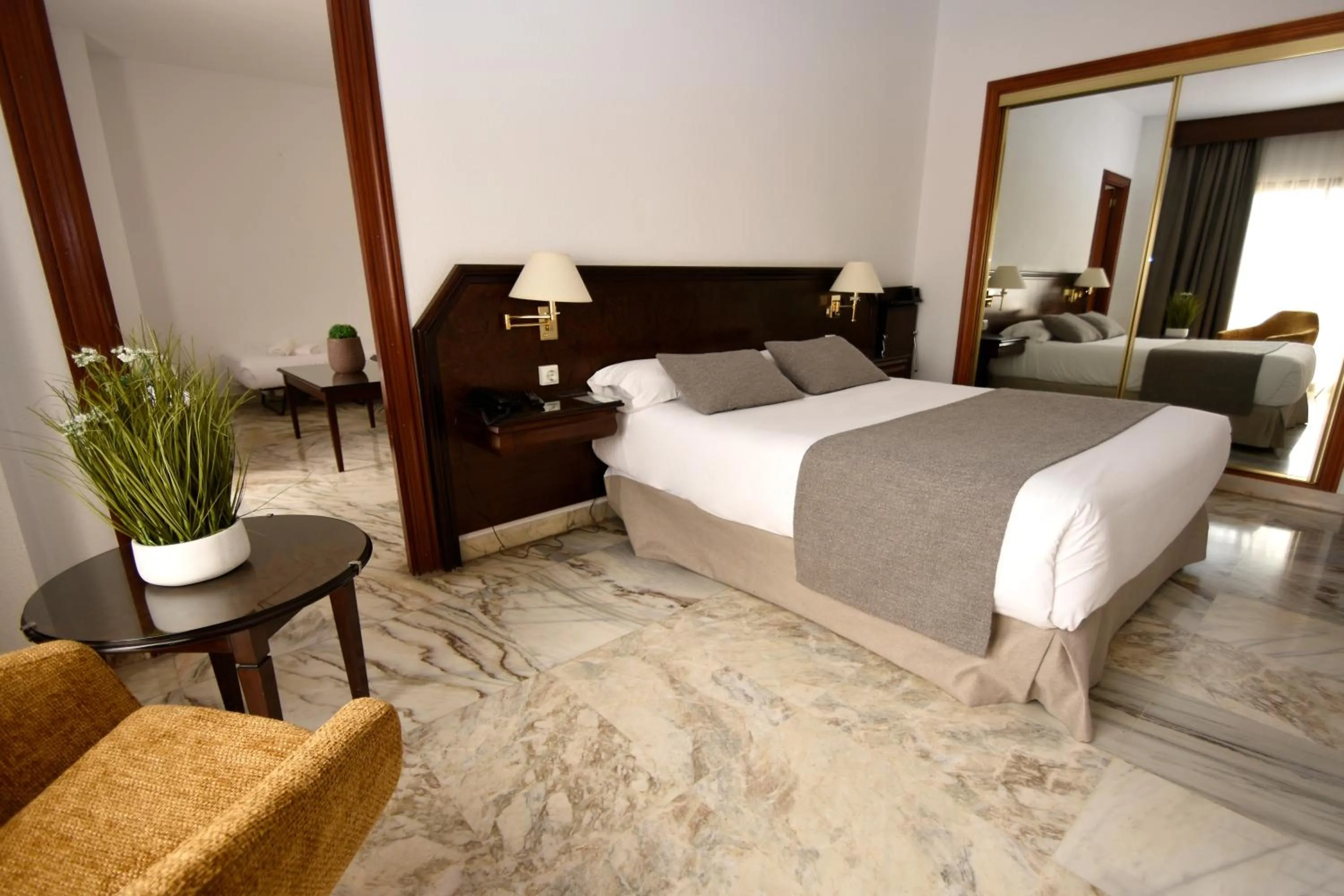 Bed in Hotel Turia Valencia