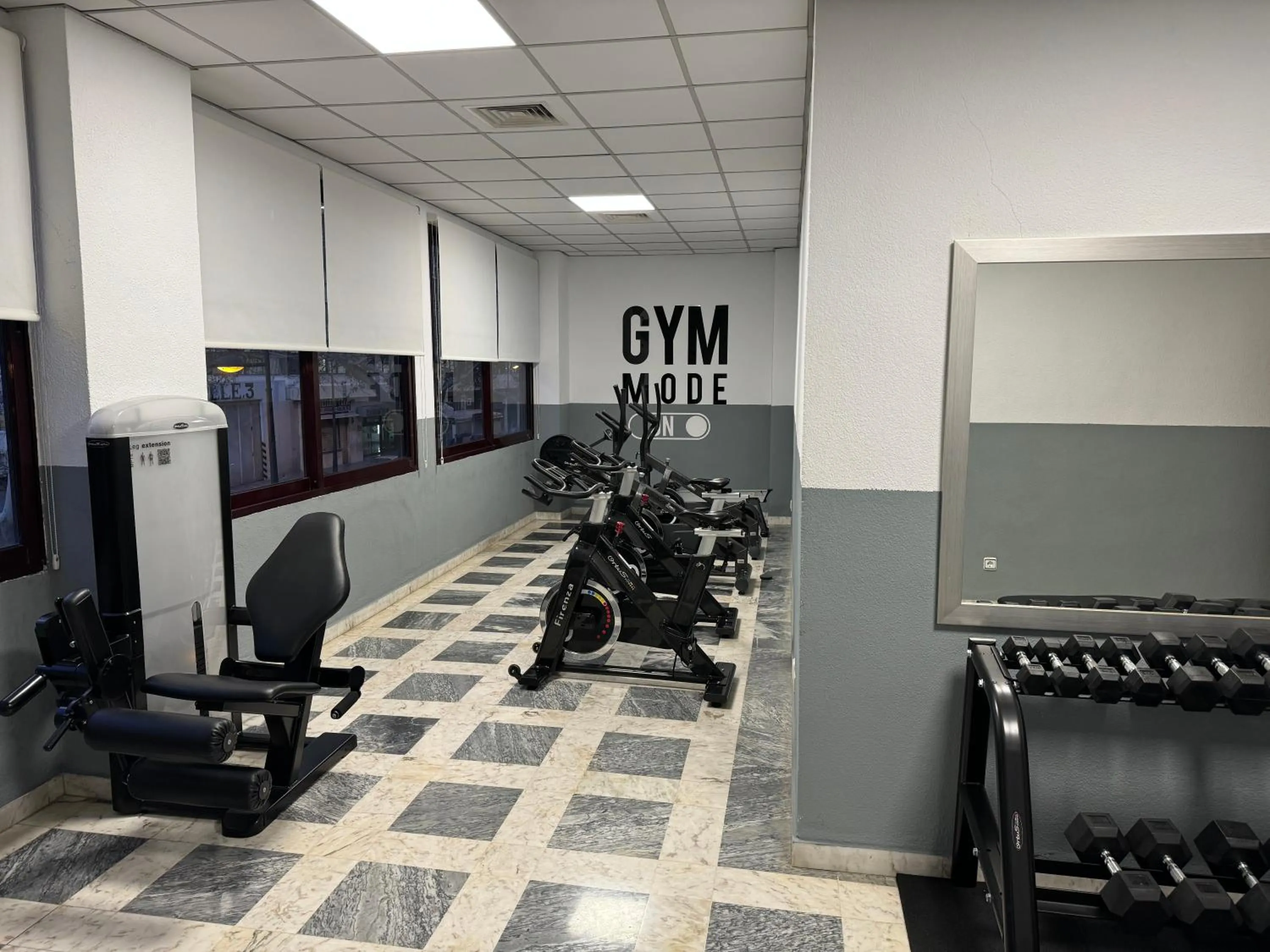 Fitness centre/facilities in Hotel Turia Valencia