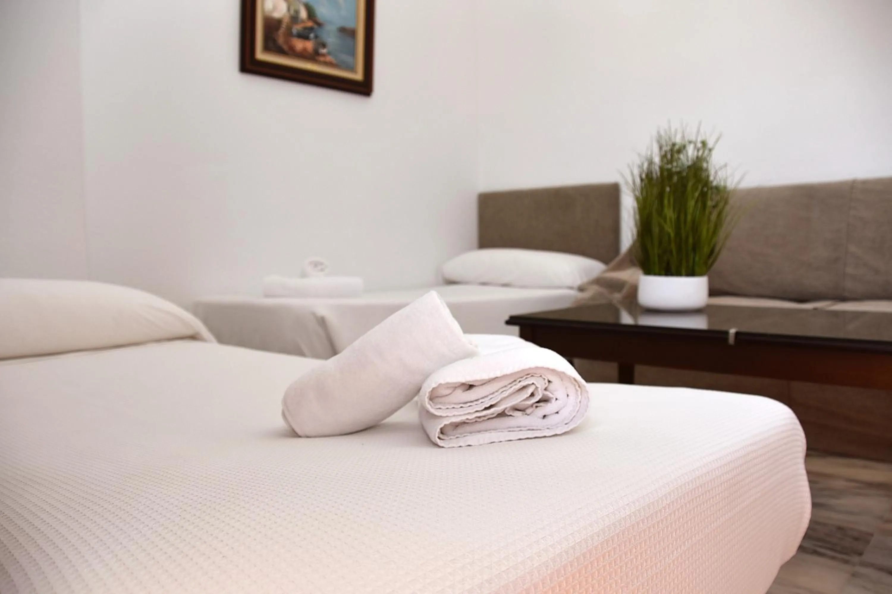 Bed in Hotel Turia Valencia