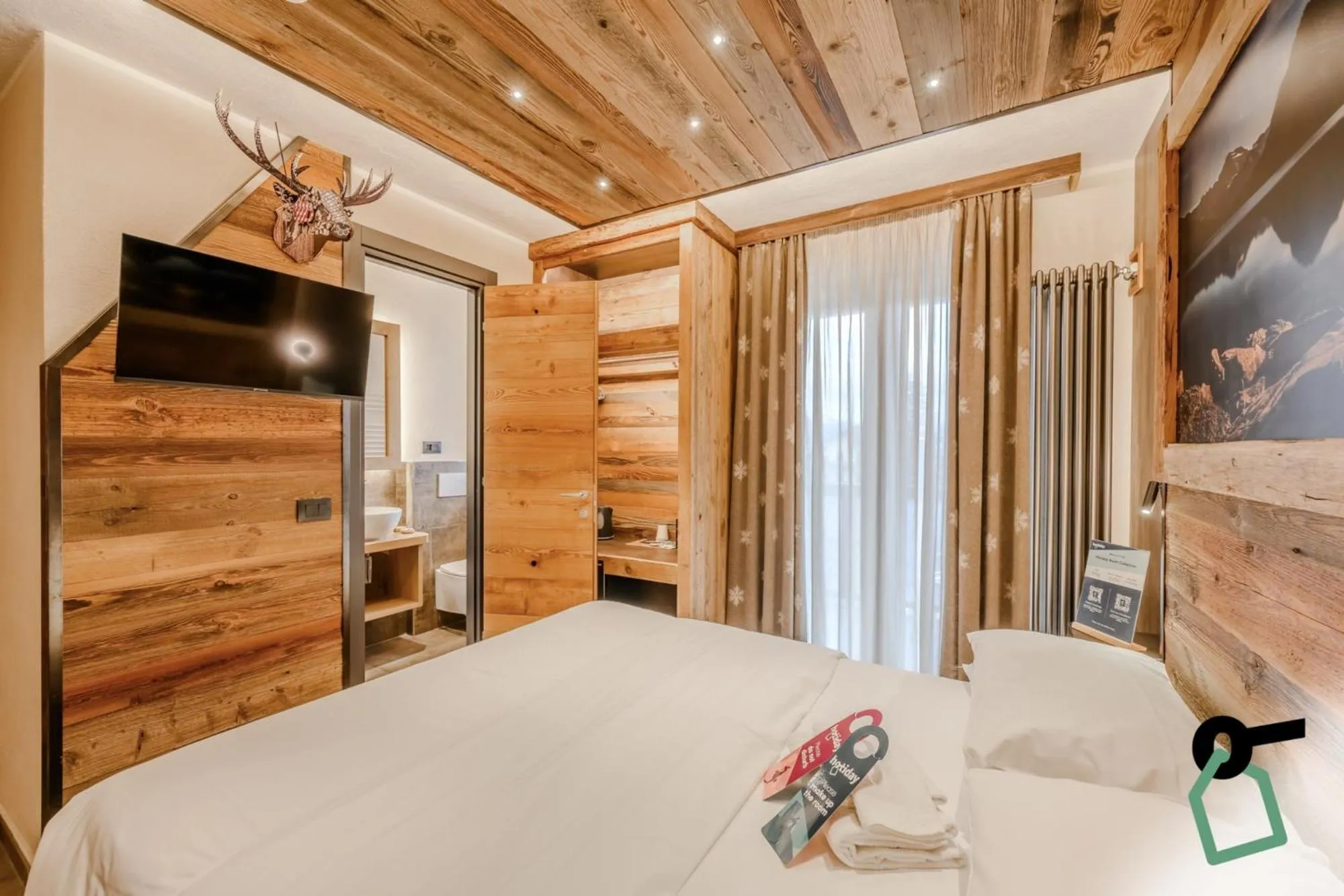 Bedroom, Bed in Hotiday Sauze Centro